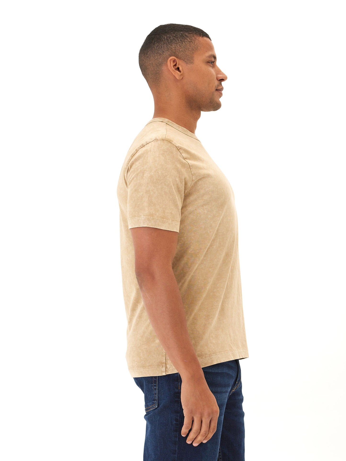 Shawn Mineral Wash Eco Cotton Jersey Crew Tee