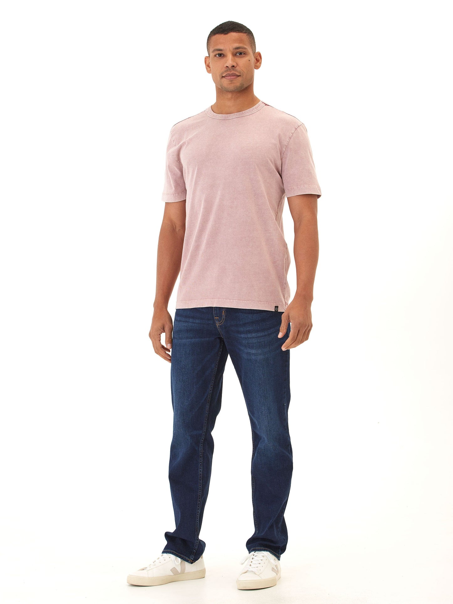 Shawn Mineral Wash Eco Cotton Jersey Crew Tee