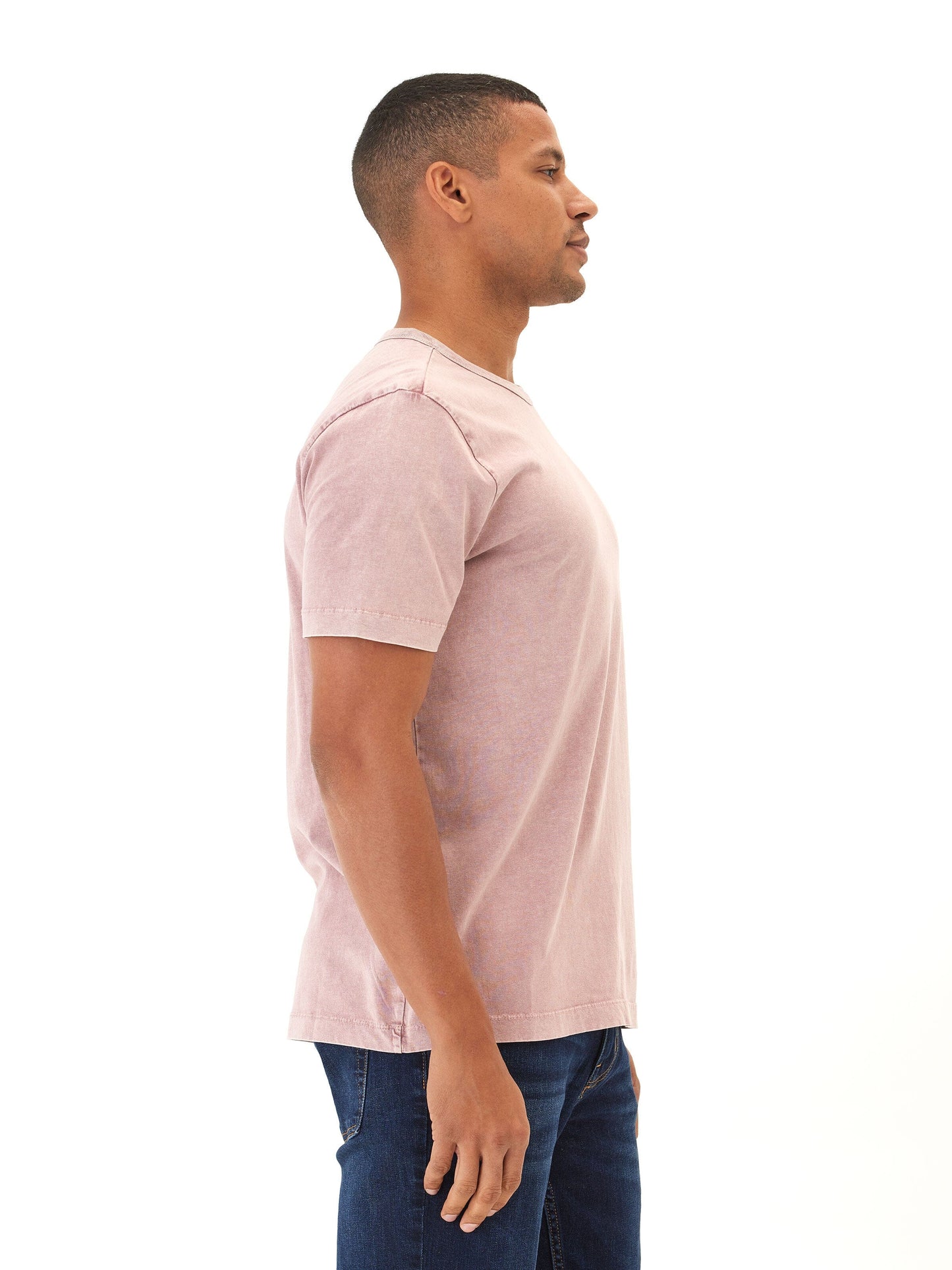 Shawn Mineral Wash Eco Cotton Jersey Crew Tee