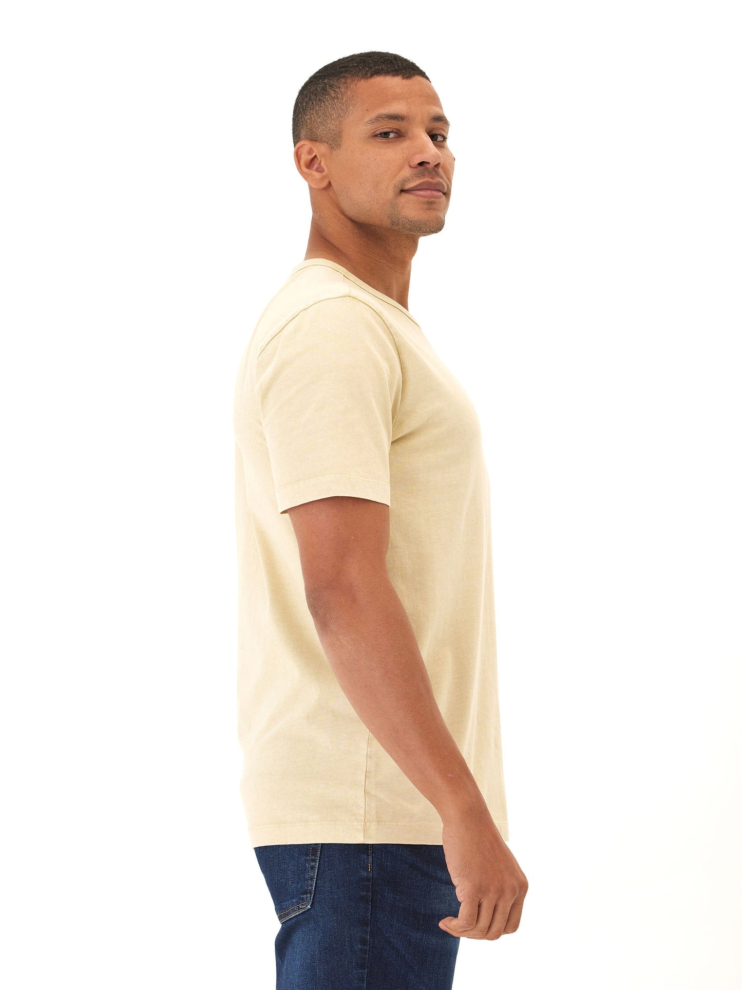 Shawn Mineral Wash Eco Cotton Jersey Crew Tee