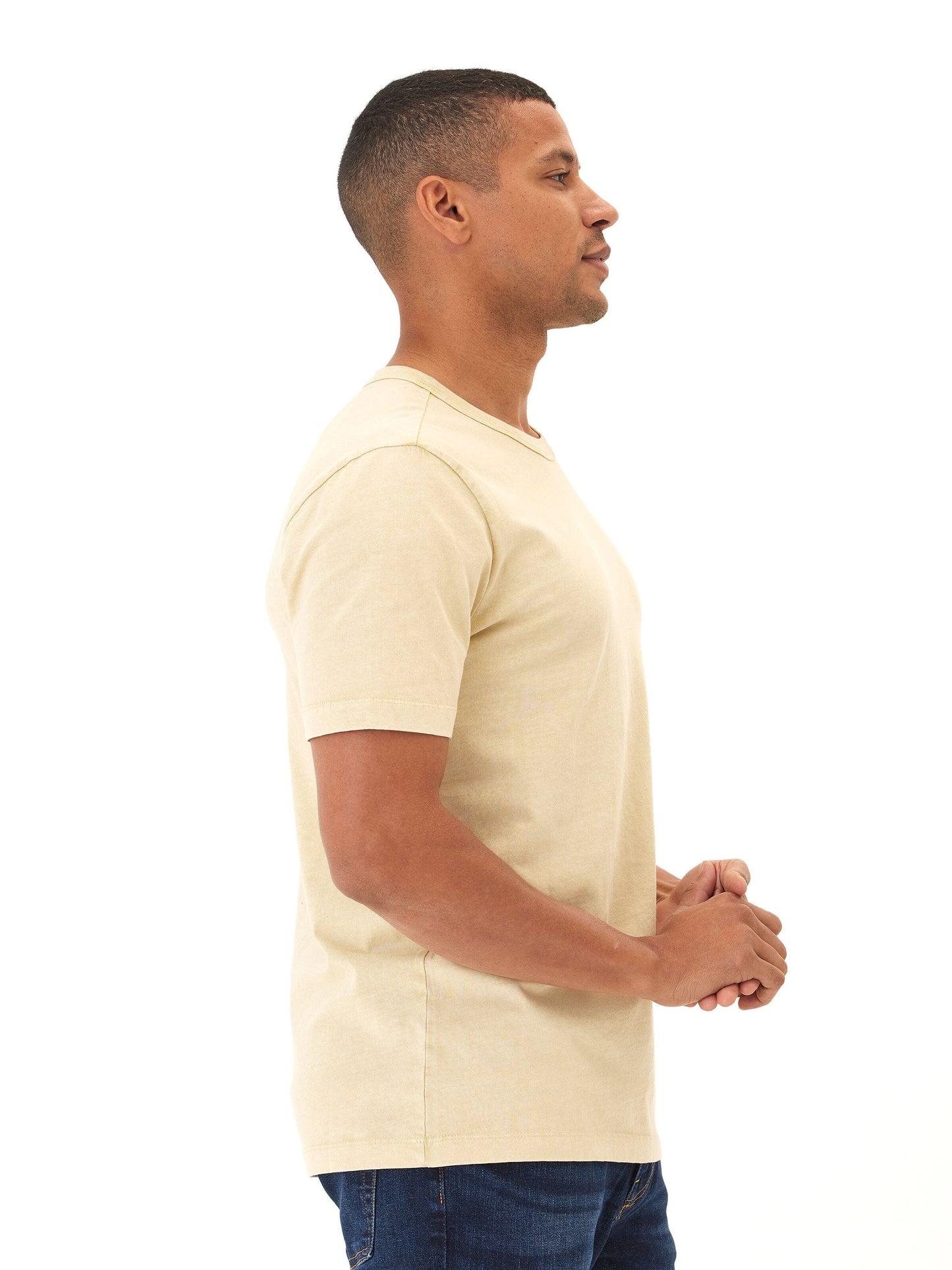 Shawn Mineral Wash Eco Cotton Jersey Crew Tee