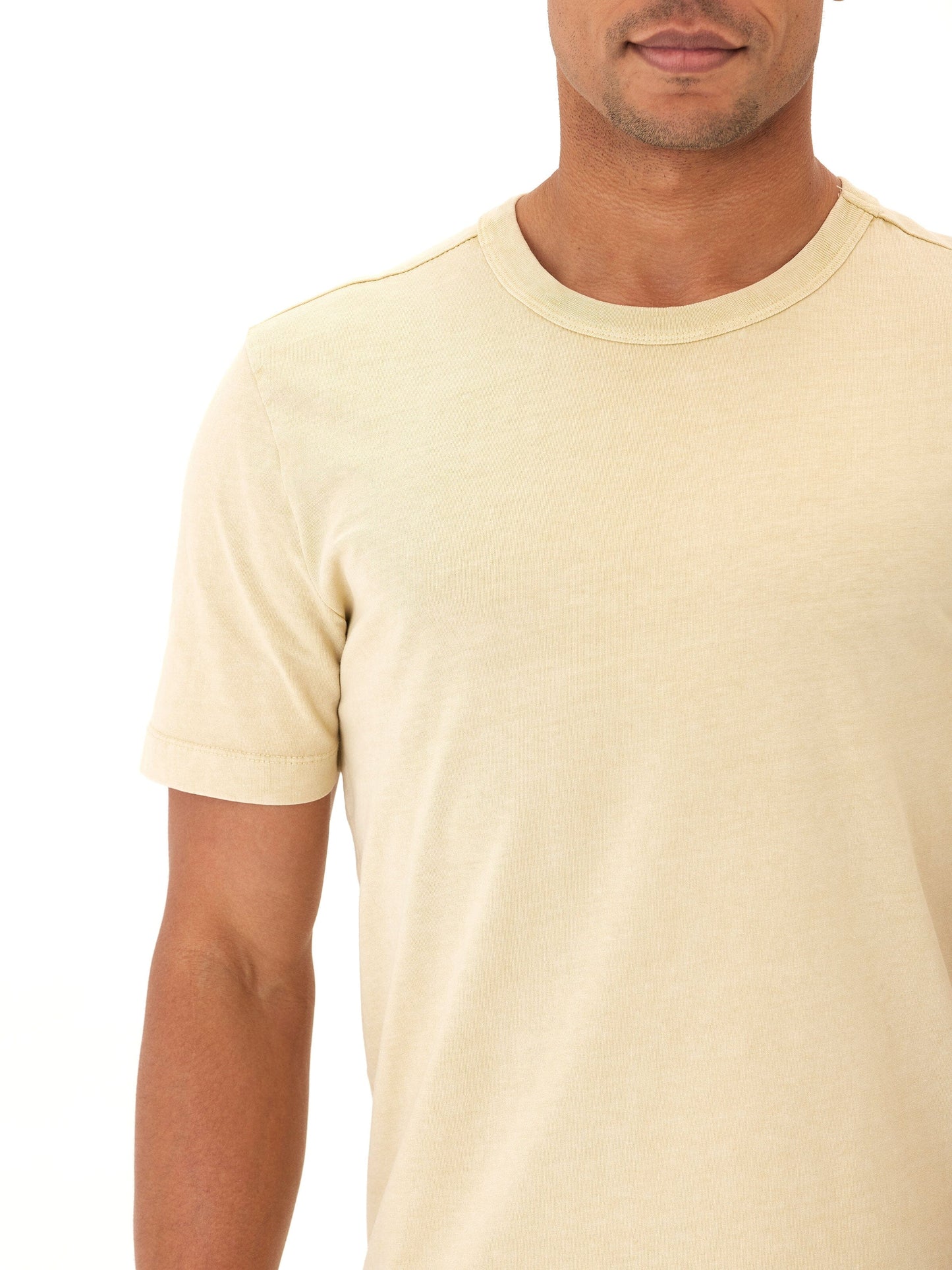 Shawn Mineral Wash Eco Cotton Jersey Crew Tee