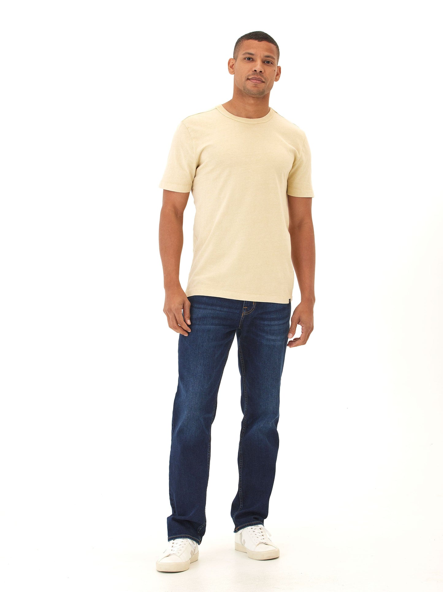 Shawn Mineral Wash Eco Cotton Jersey Crew Tee