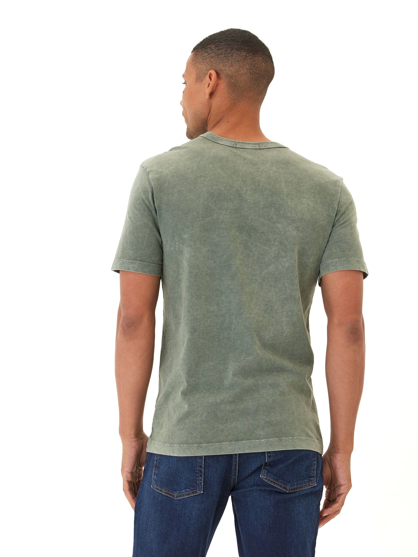 Shawn Mineral Wash Eco Cotton Jersey Crew Tee