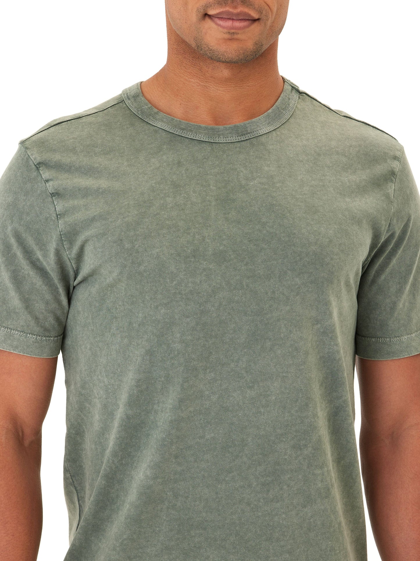 Shawn Mineral Wash Eco Cotton Jersey Crew Tee
