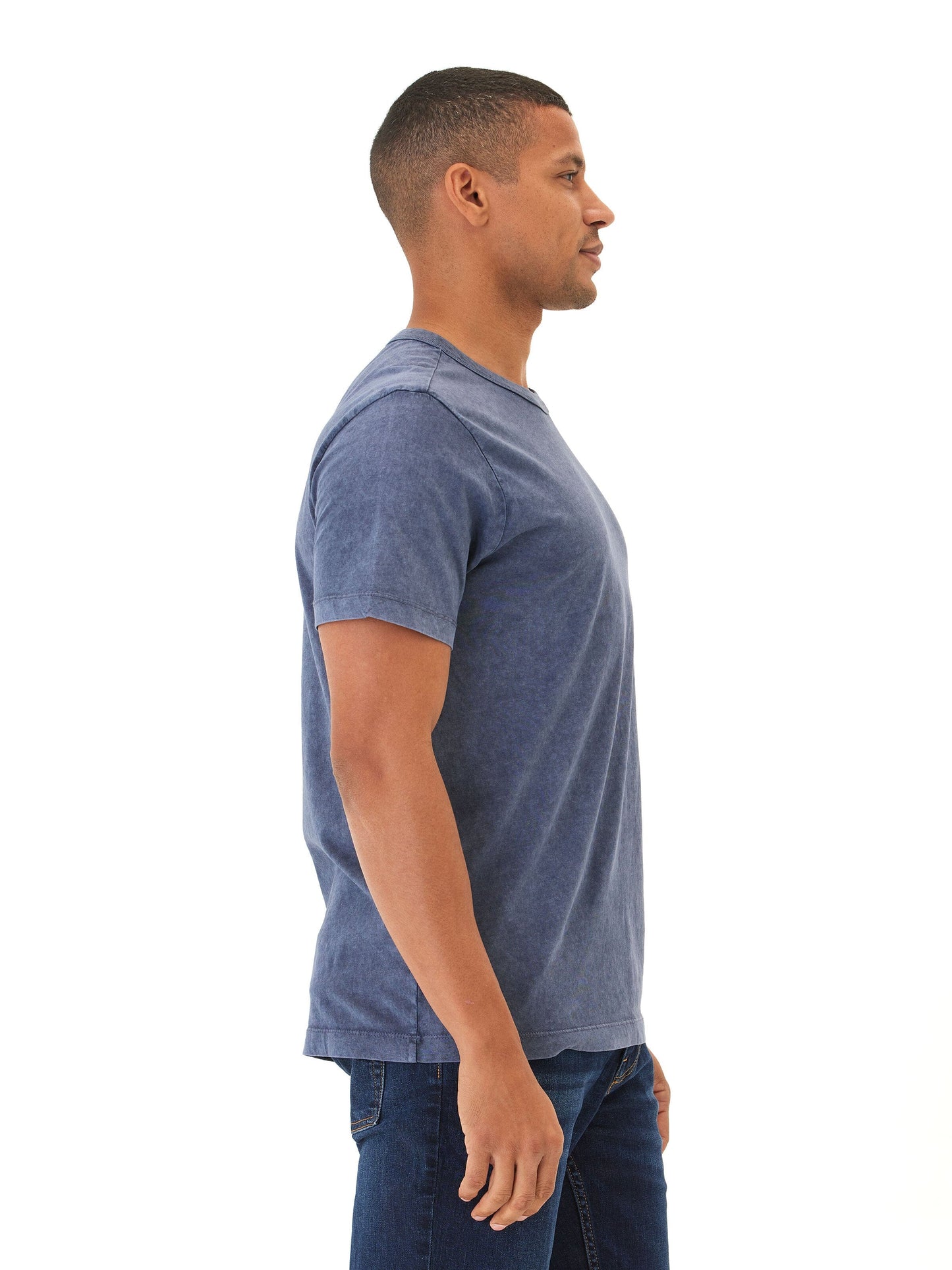 Shawn Mineral Wash Eco Cotton Jersey Crew Tee