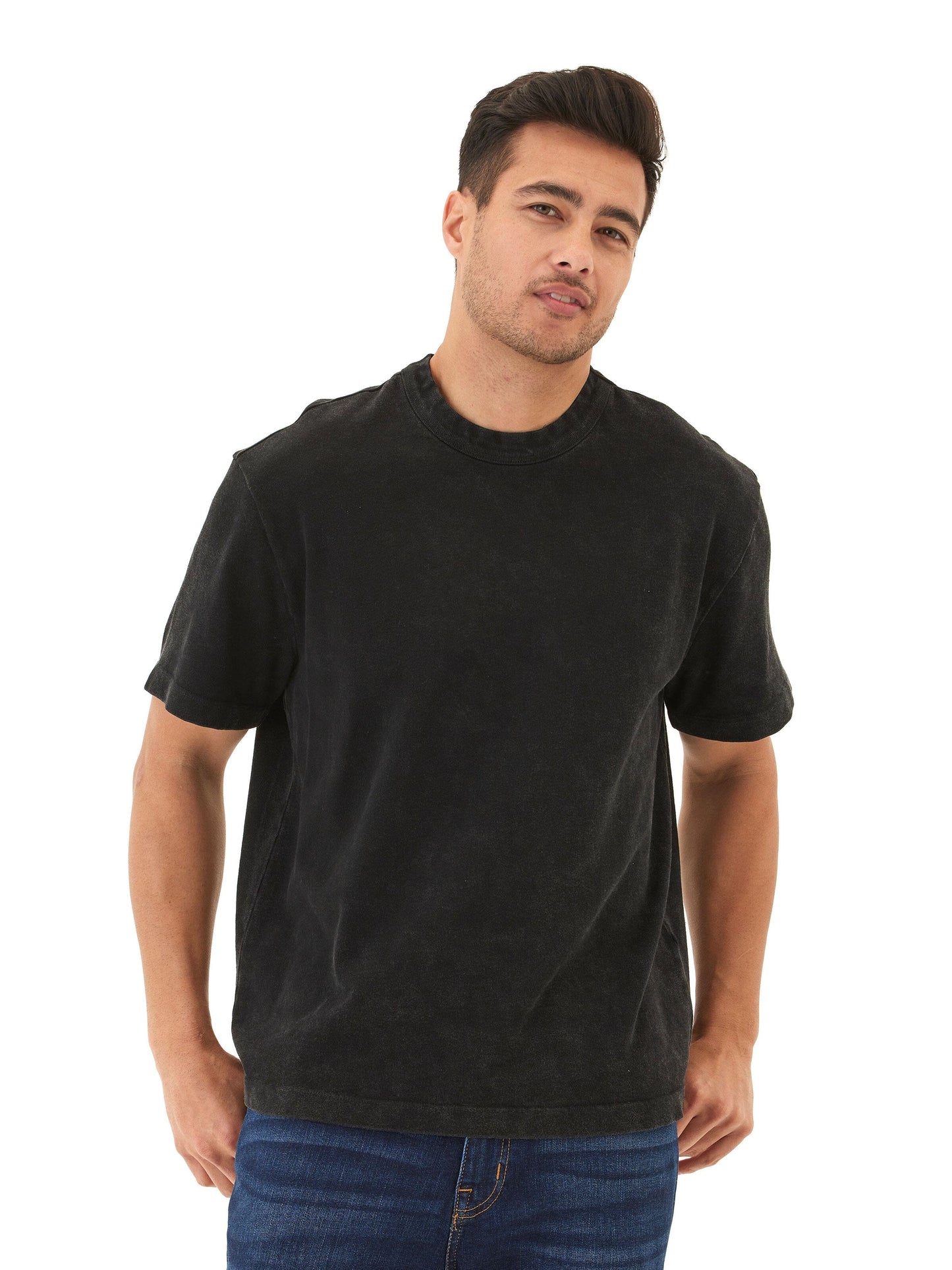 Johnny Relaxed Fit Mineral Wash Jersey Tee