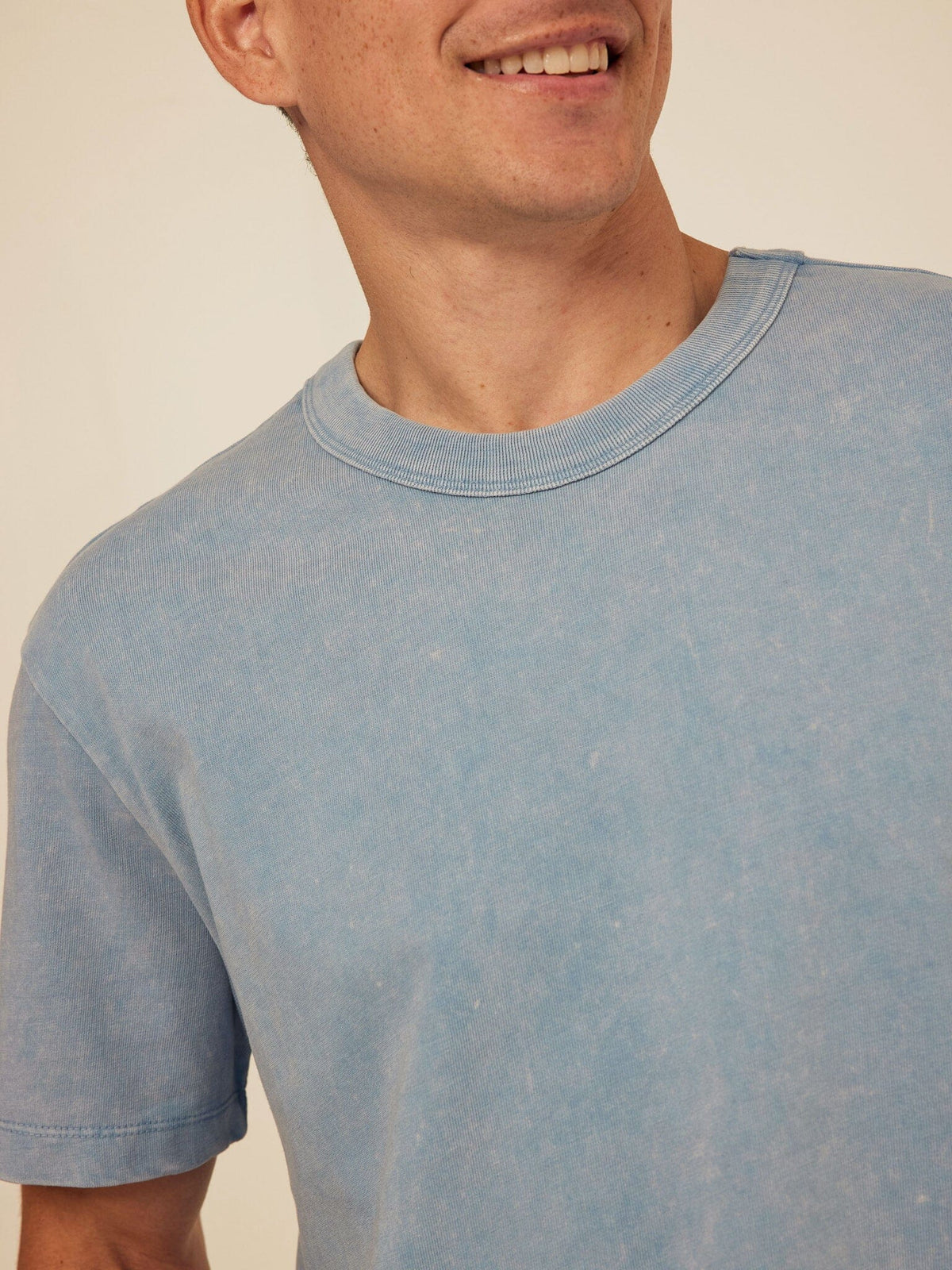 Johnny Relaxed Fit Mineral Wash Jersey Tee