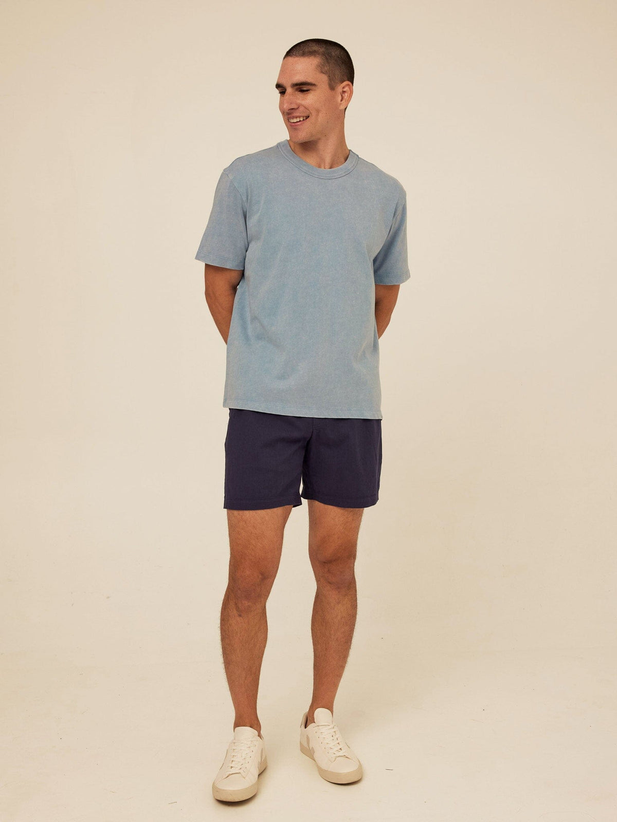 Johnny Relaxed Fit Mineral Wash Jersey Tee