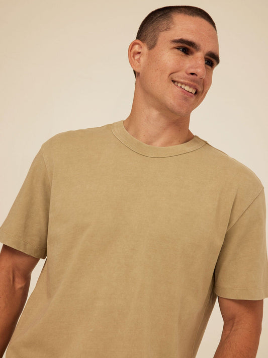 Johnny Relaxed Fit Mineral Wash Jersey Tee