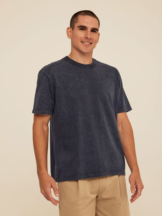 Johnny Relaxed Fit Mineral Wash Jersey Tee