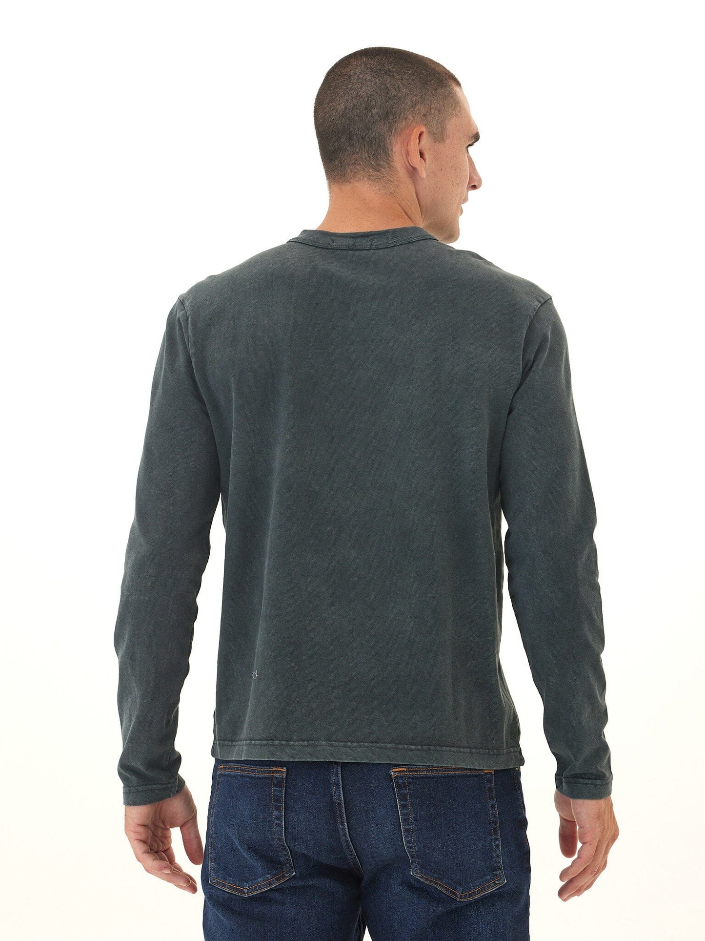 Johnny Relaxed Fit Mineral Wash Mediumweight Jersey Long Sleeve Tee