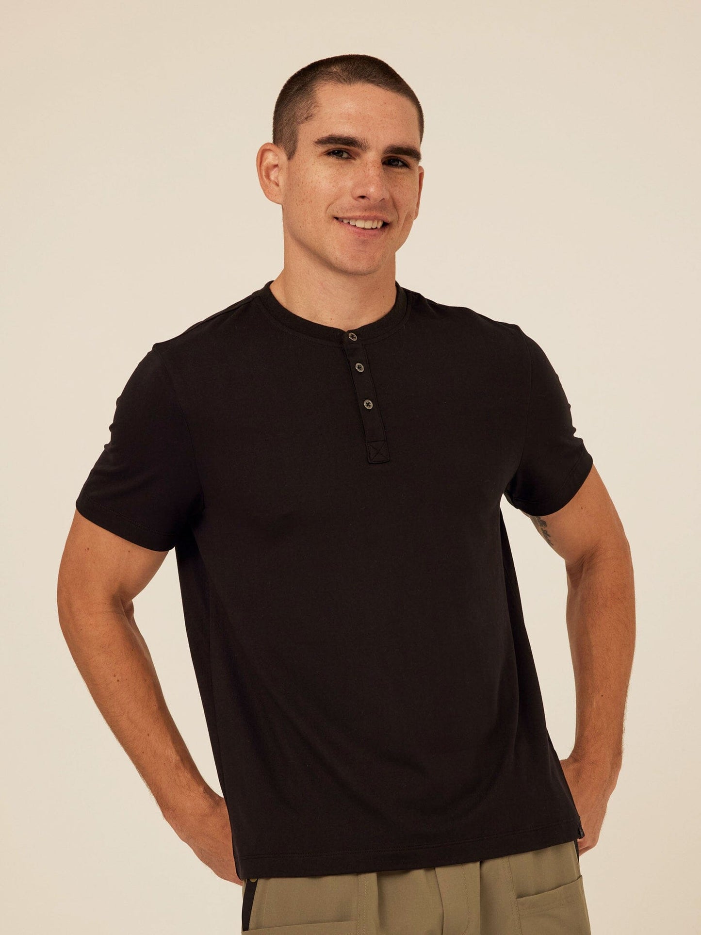Shayne Luxe Jersey Henley