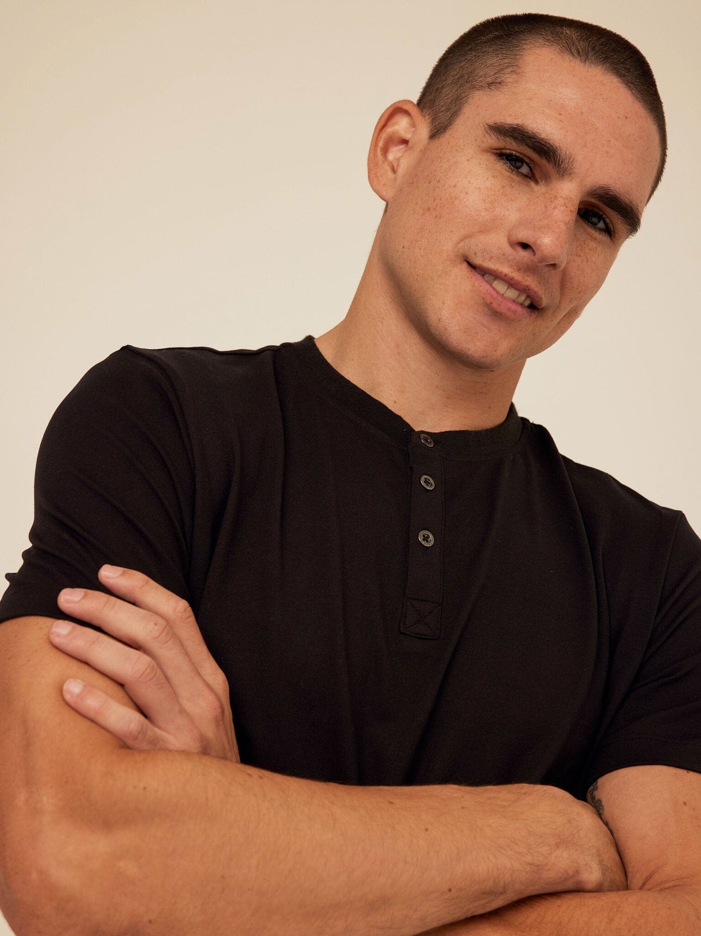 Shayne Luxe Jersey Henley