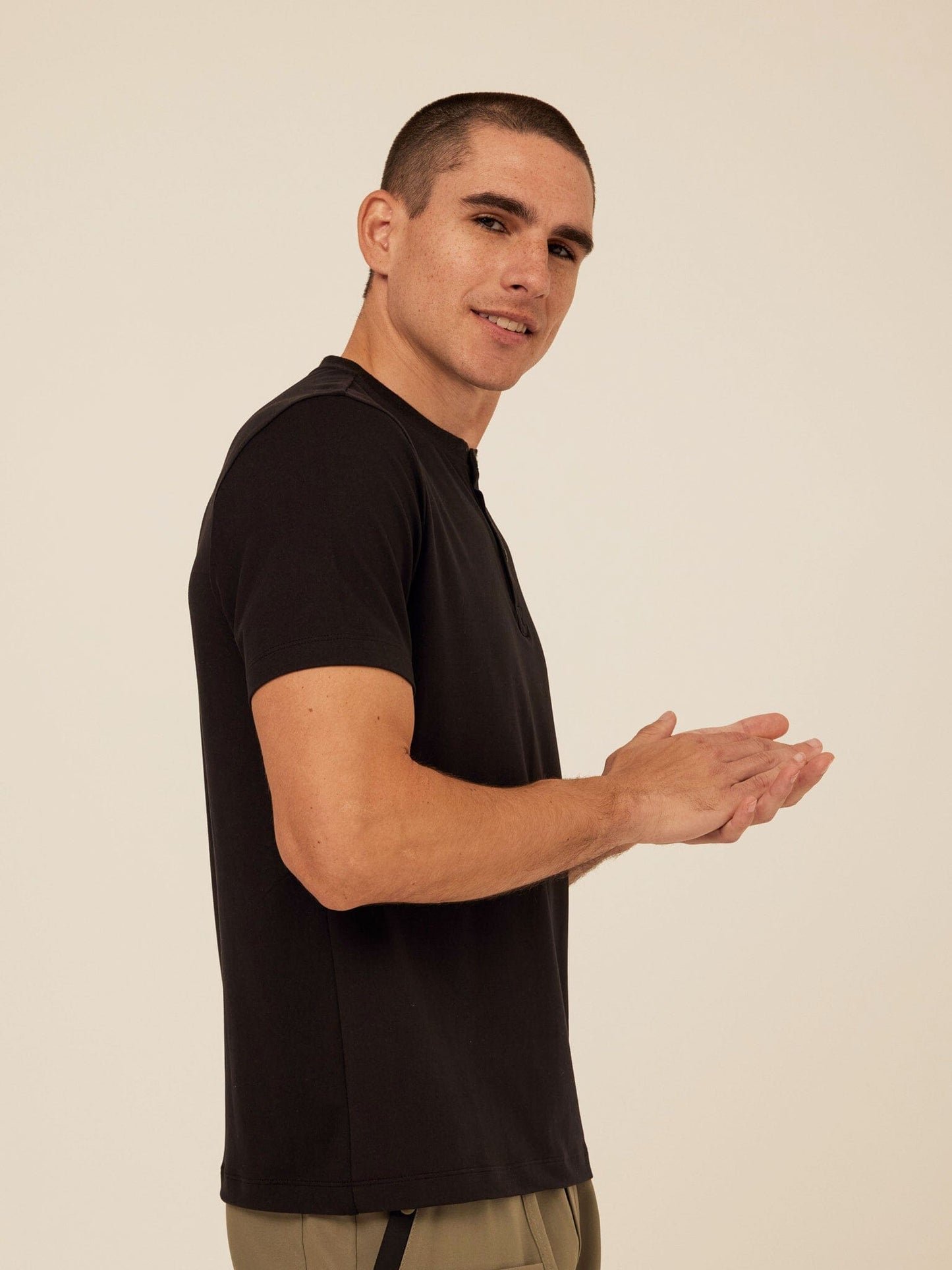 Shayne Luxe Jersey Henley