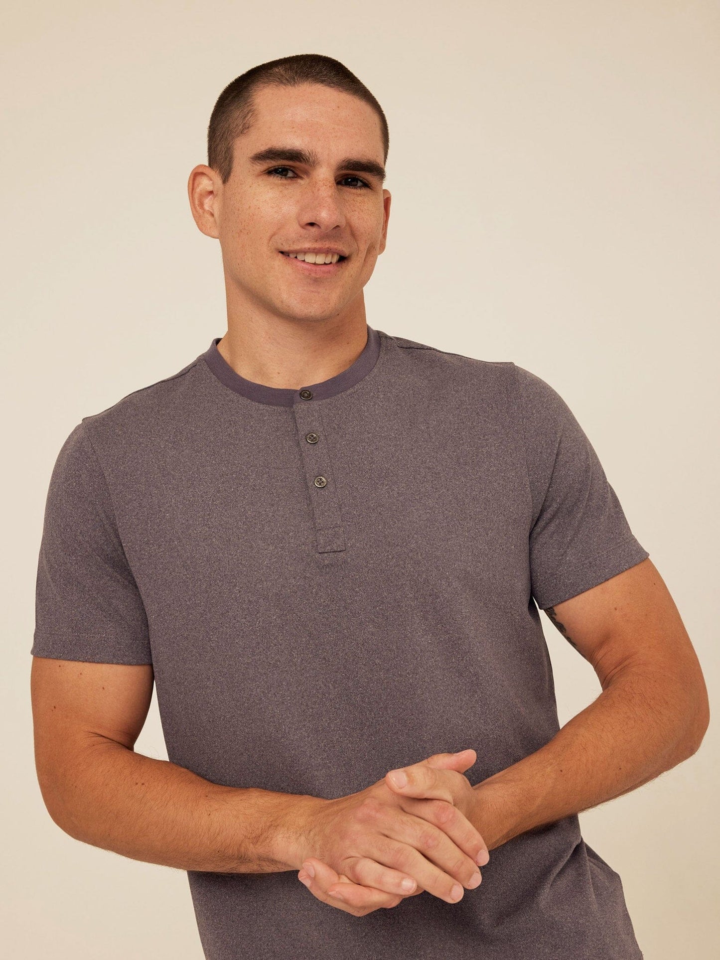 Shayne Luxe Jersey Henley