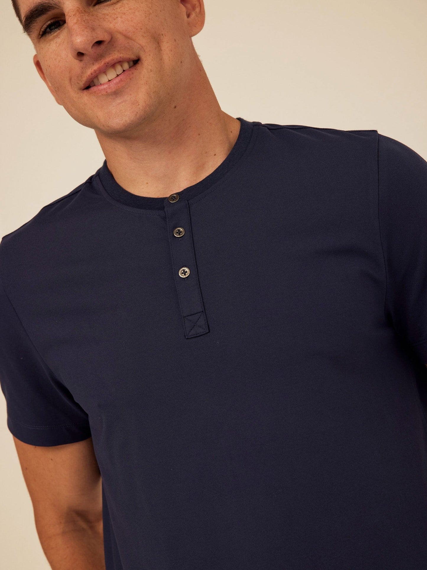 Shayne Luxe Jersey Henley