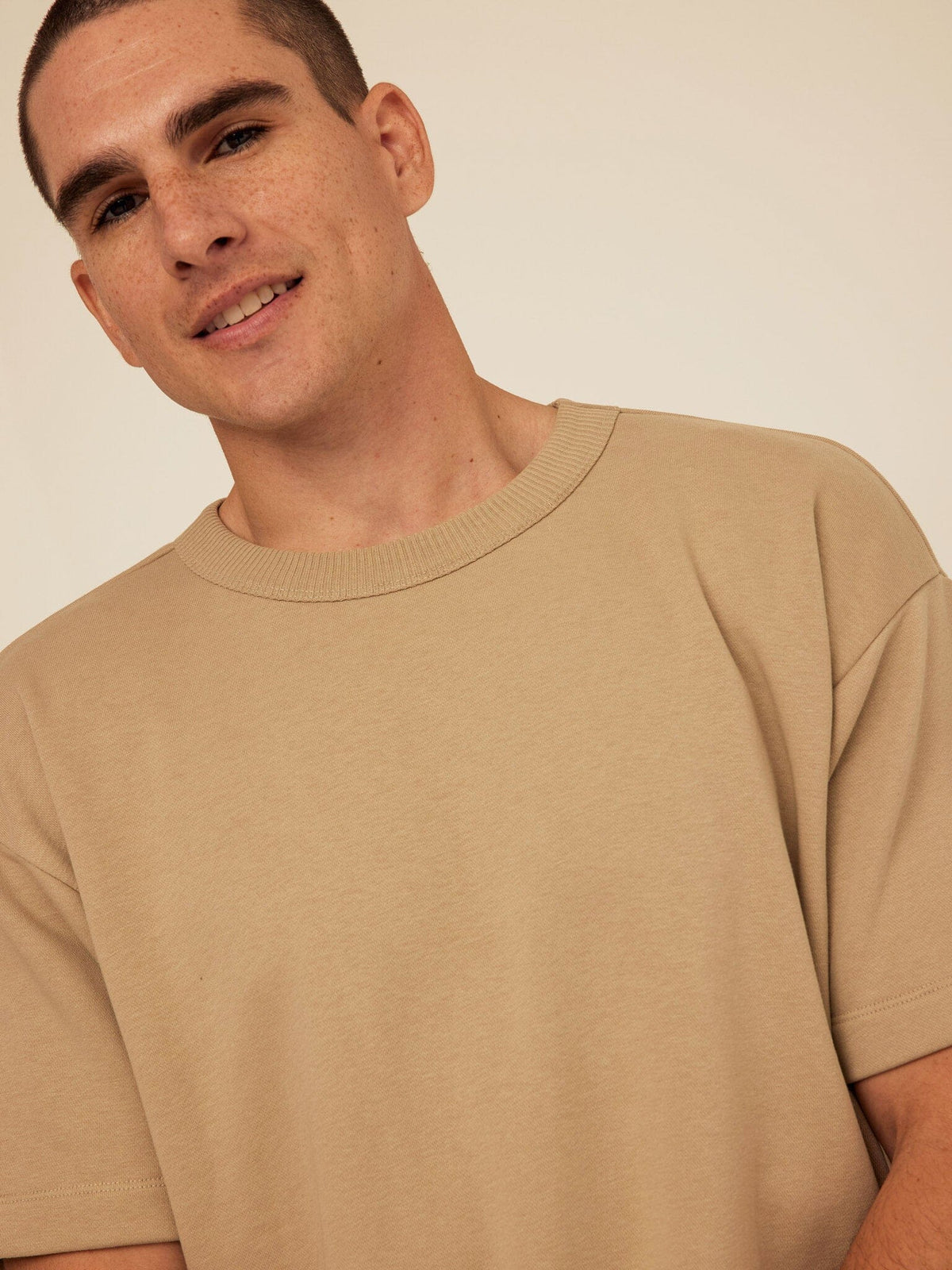 Maxwell Cotton Blend Terry Relaxed Tee