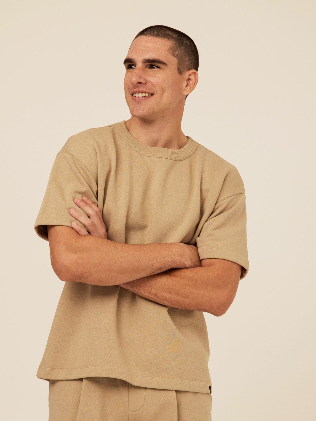 Maxwell Cotton Blend Terry Relaxed Tee