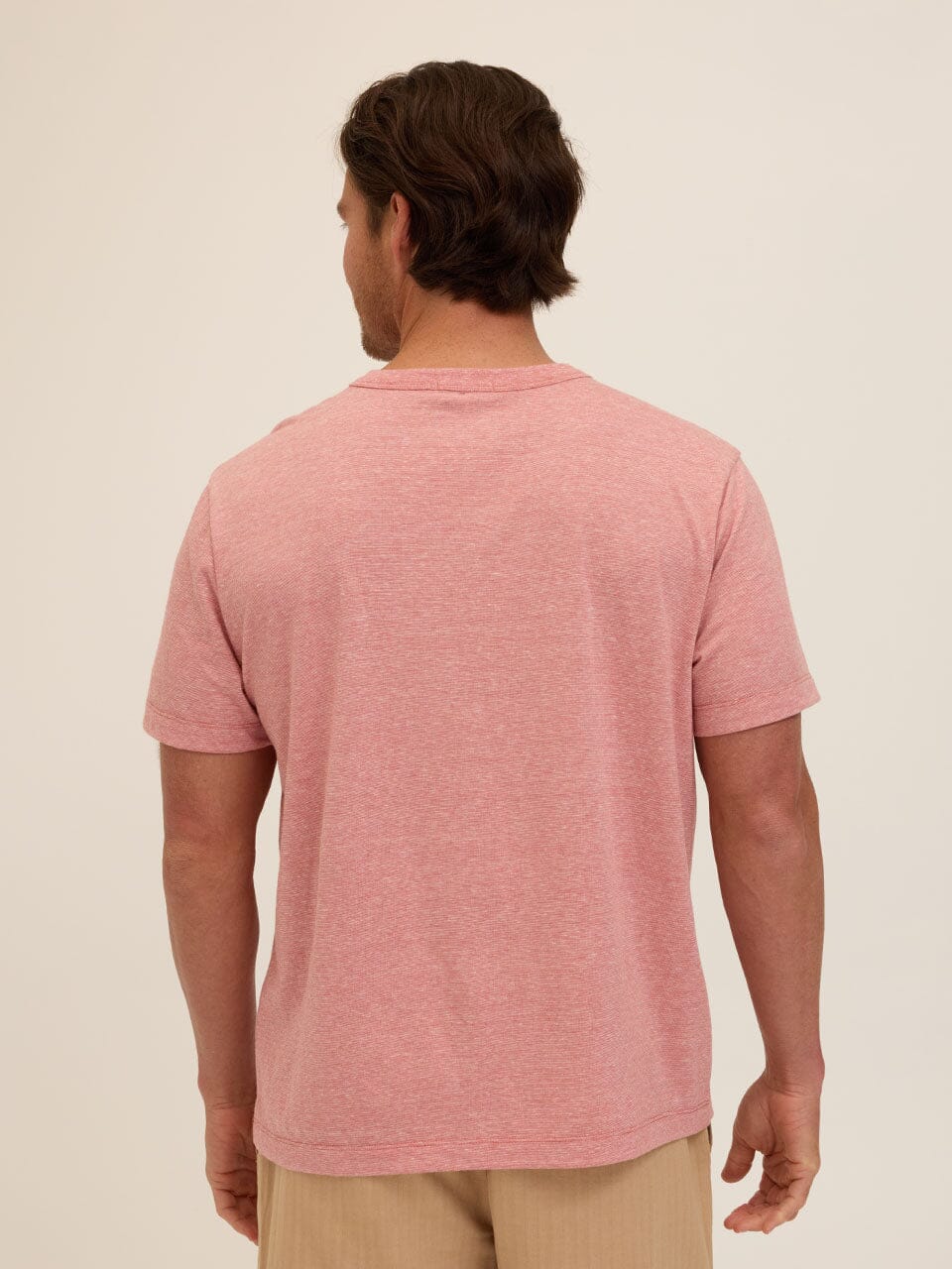 Johnny Light Fleck Jersey Relaxed Crew Tee