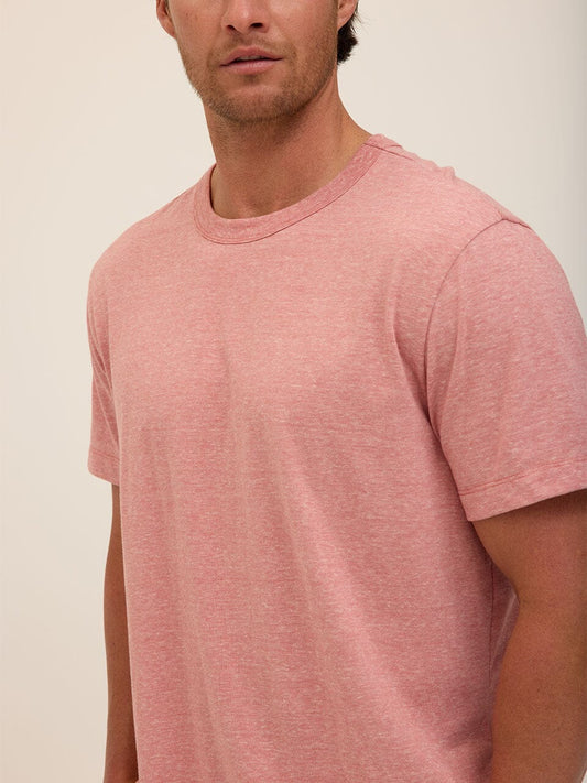 Johnny Light Fleck Jersey Relaxed Crew Tee