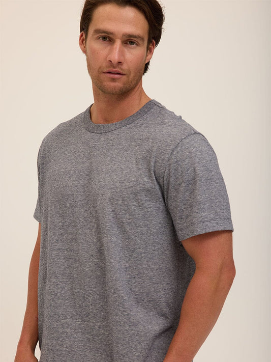 Johnny Light Fleck Jersey Relaxed Crew Tee