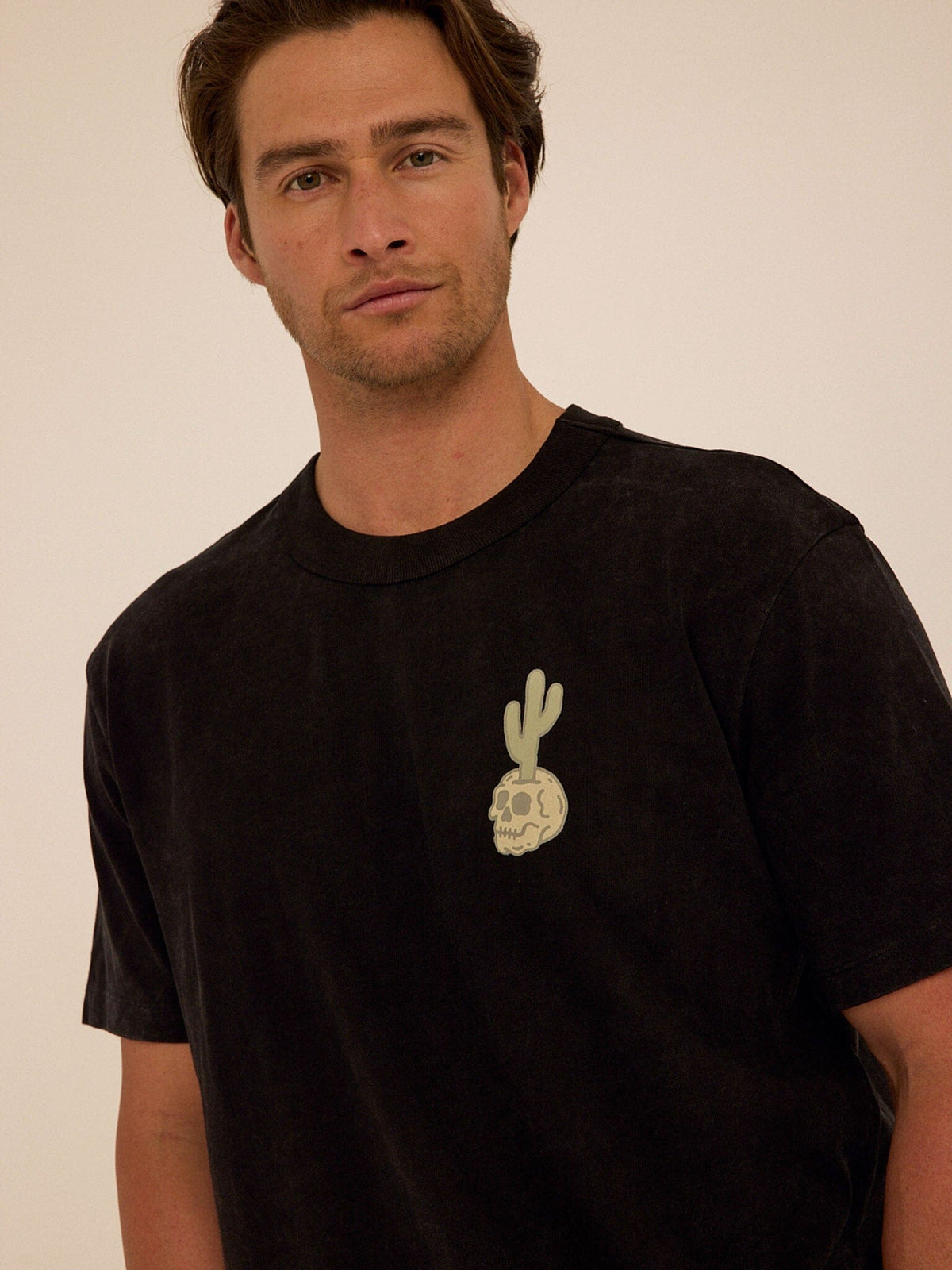 Mineral Wash Relaxed Fit Graphic Tee