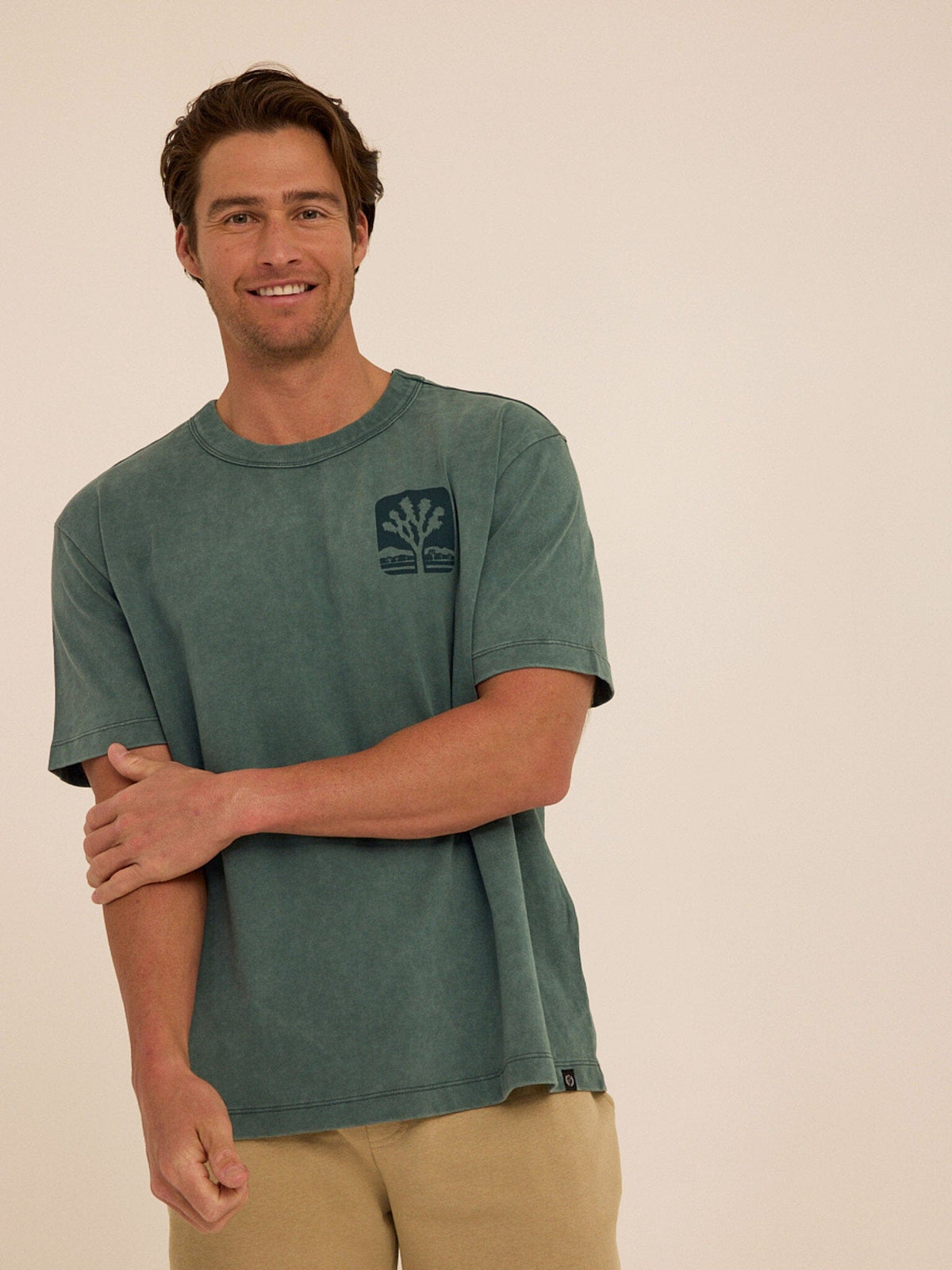 Mineral Wash Relaxed Fit Graphic Tee
