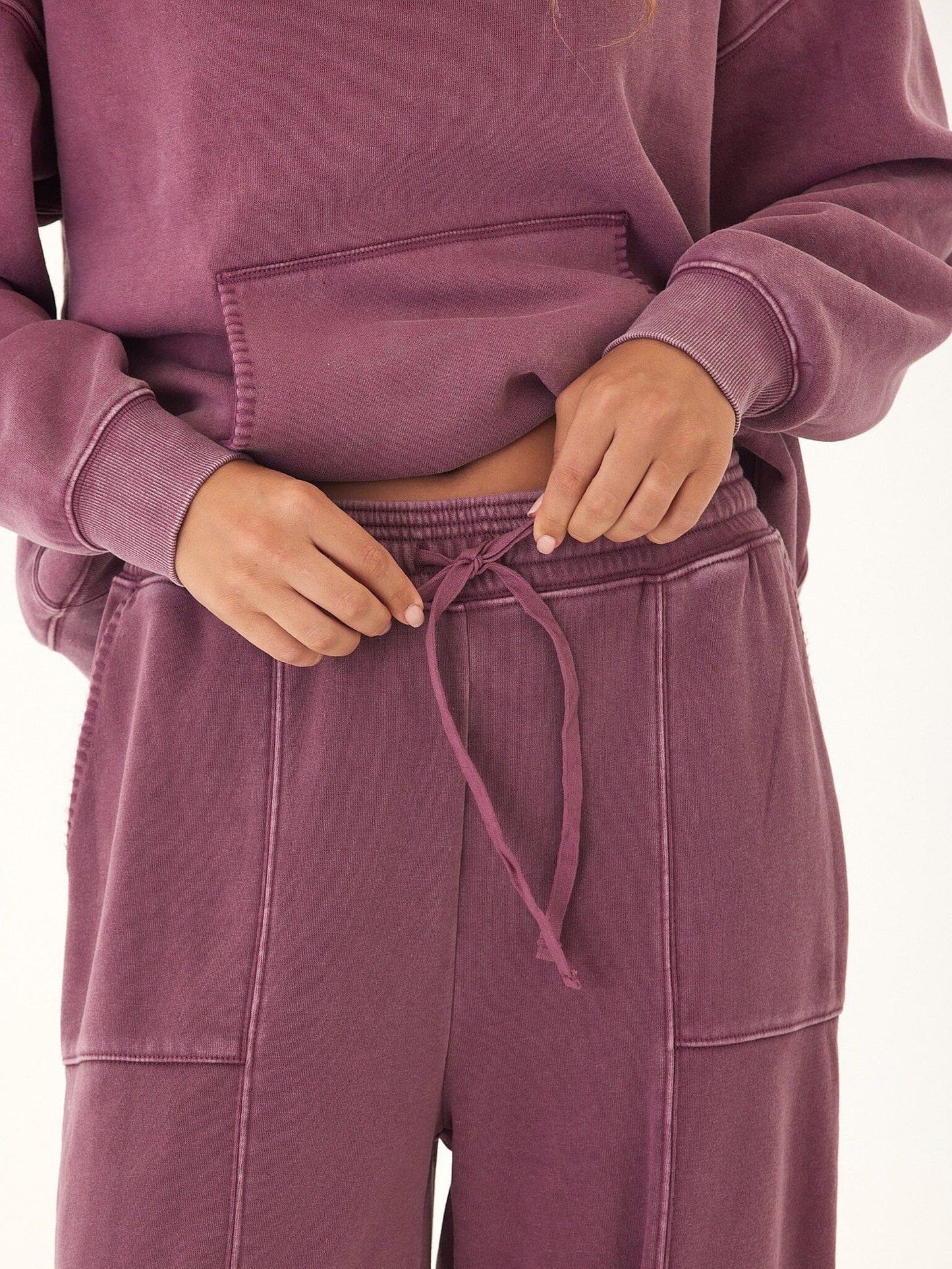 Lottie Mineral Wash CVC Fleece Jogger