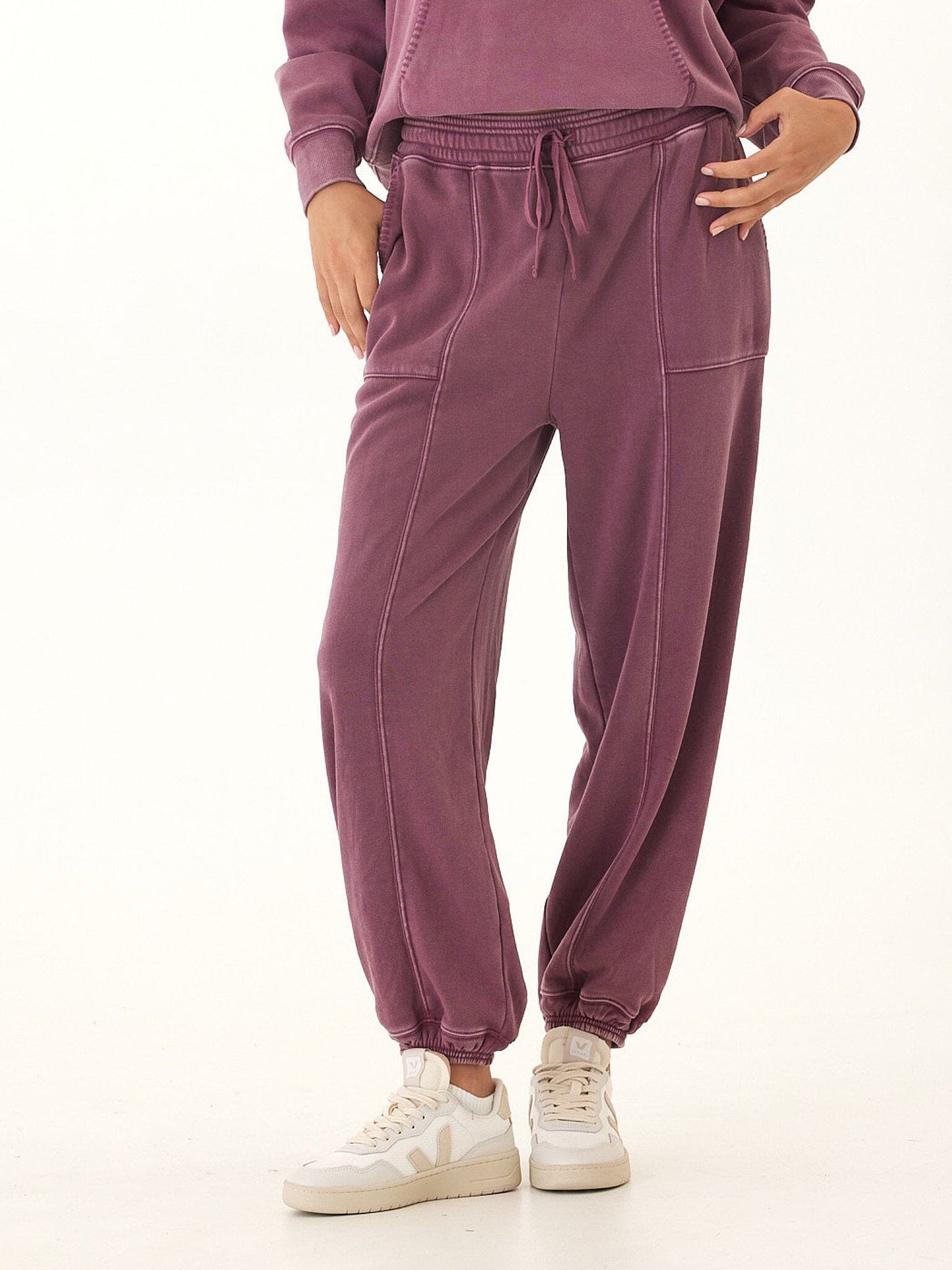 Lottie Mineral Wash CVC Fleece Jogger