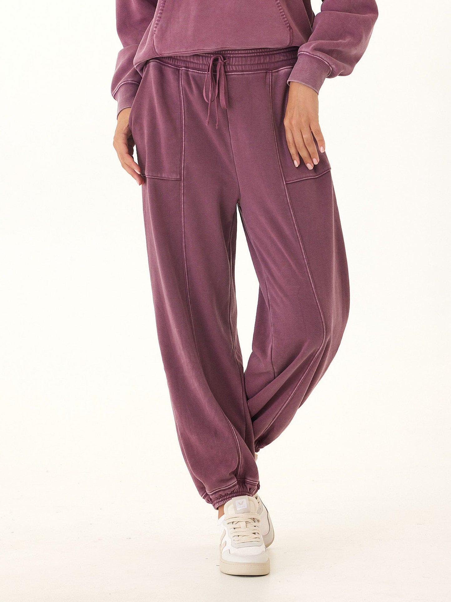 Lottie Mineral Wash CVC Fleece Jogger