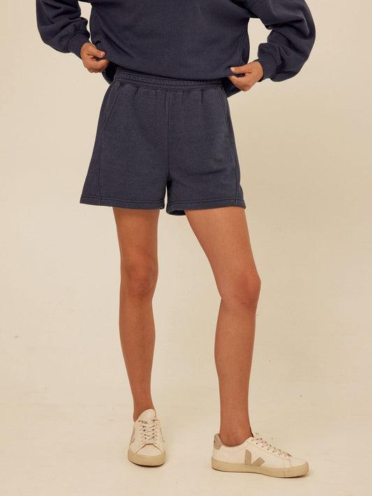 Chantel 4" Mineral Wash Fleece Short