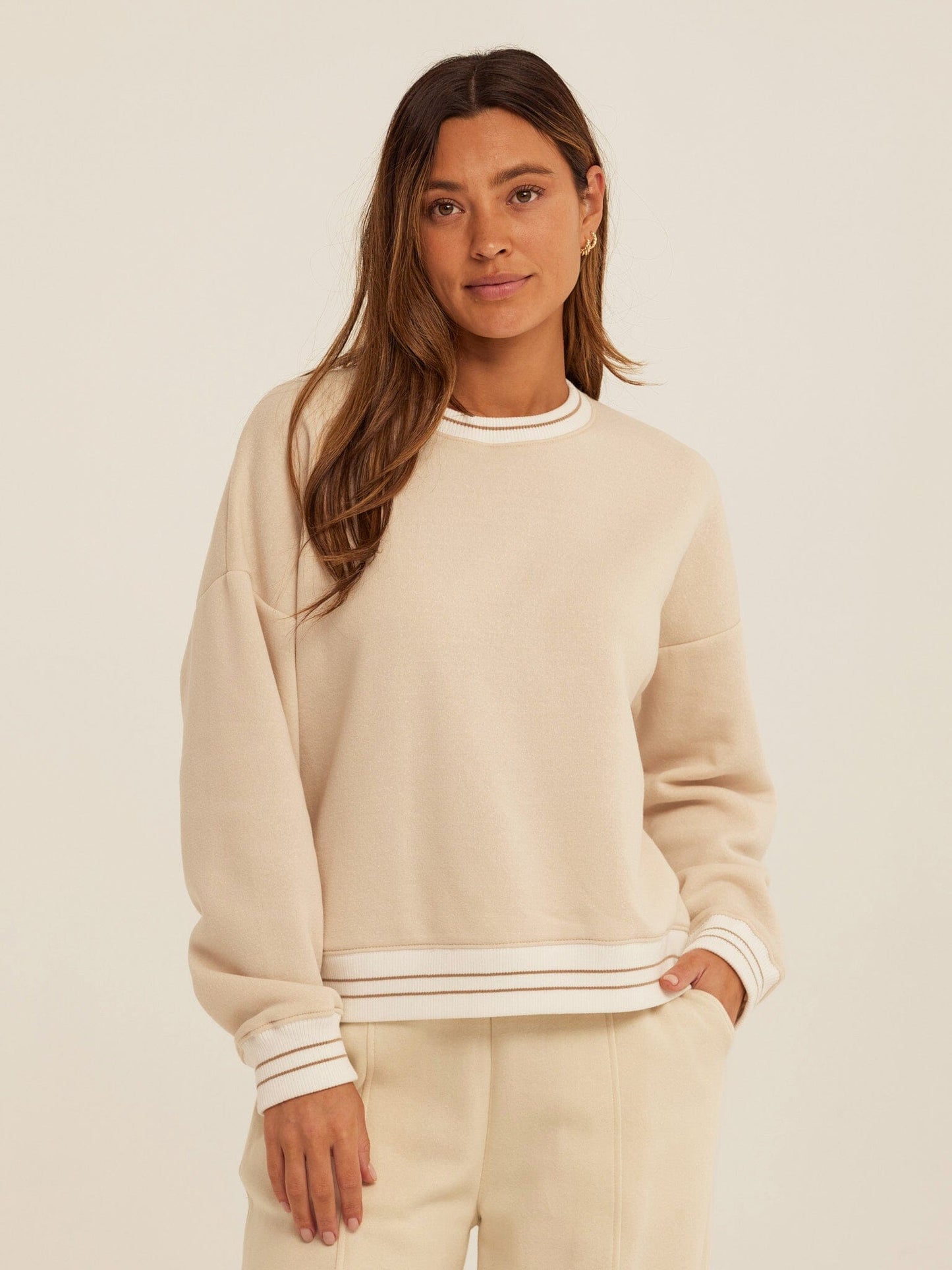 Jahmeera Triblend Fleece Collegiate Pullover