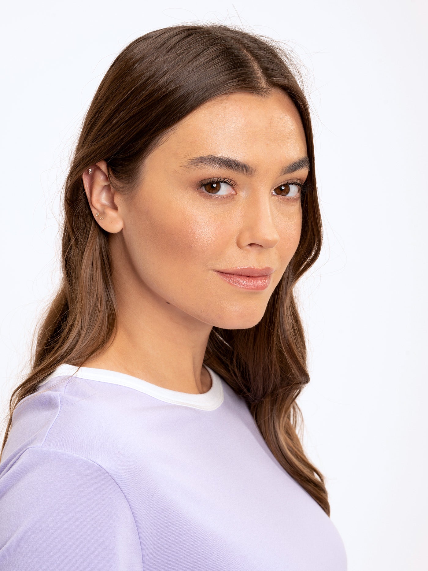 Clea Crop Ringer Tee