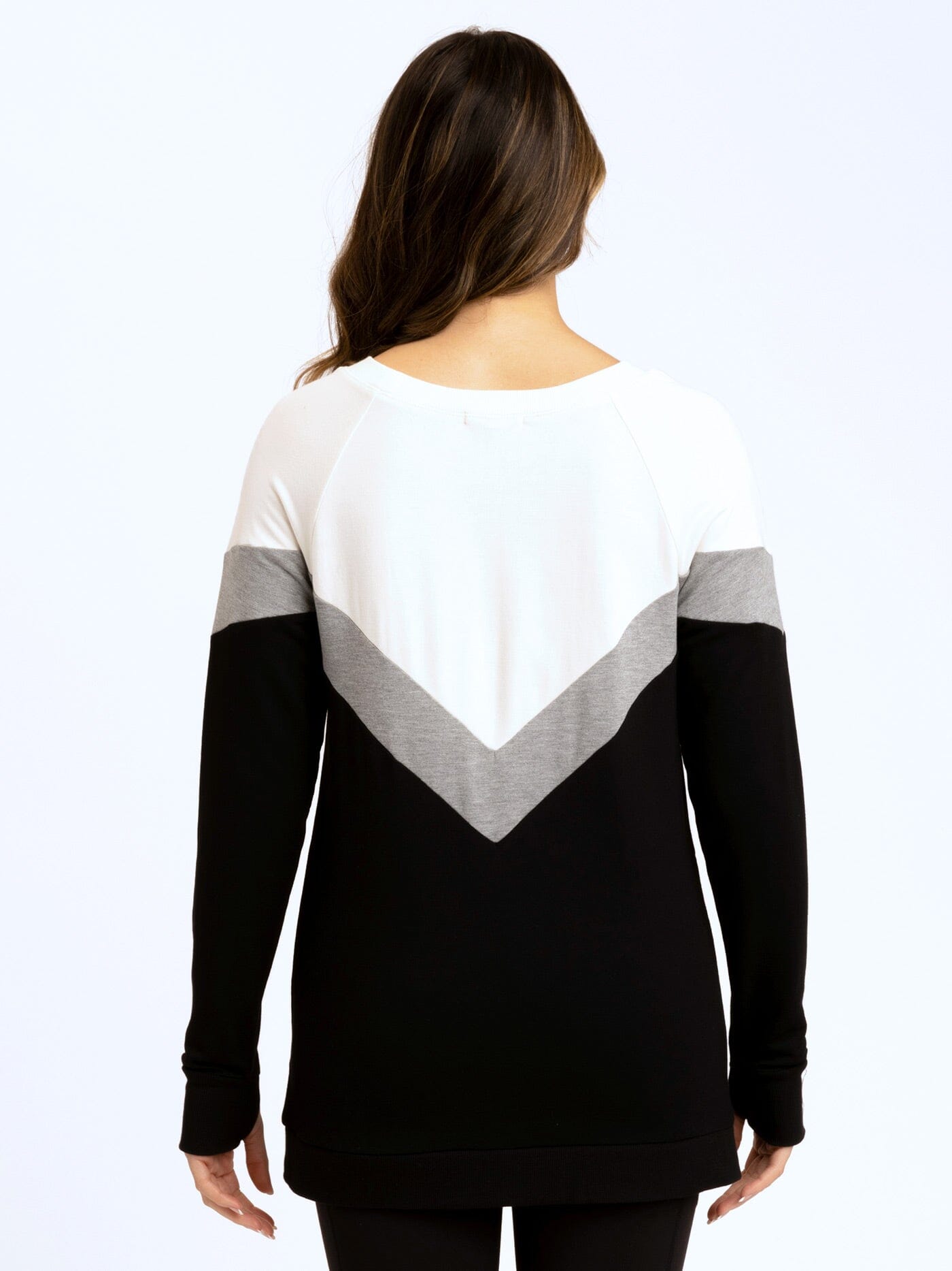 Chevron Colorblock Tunic