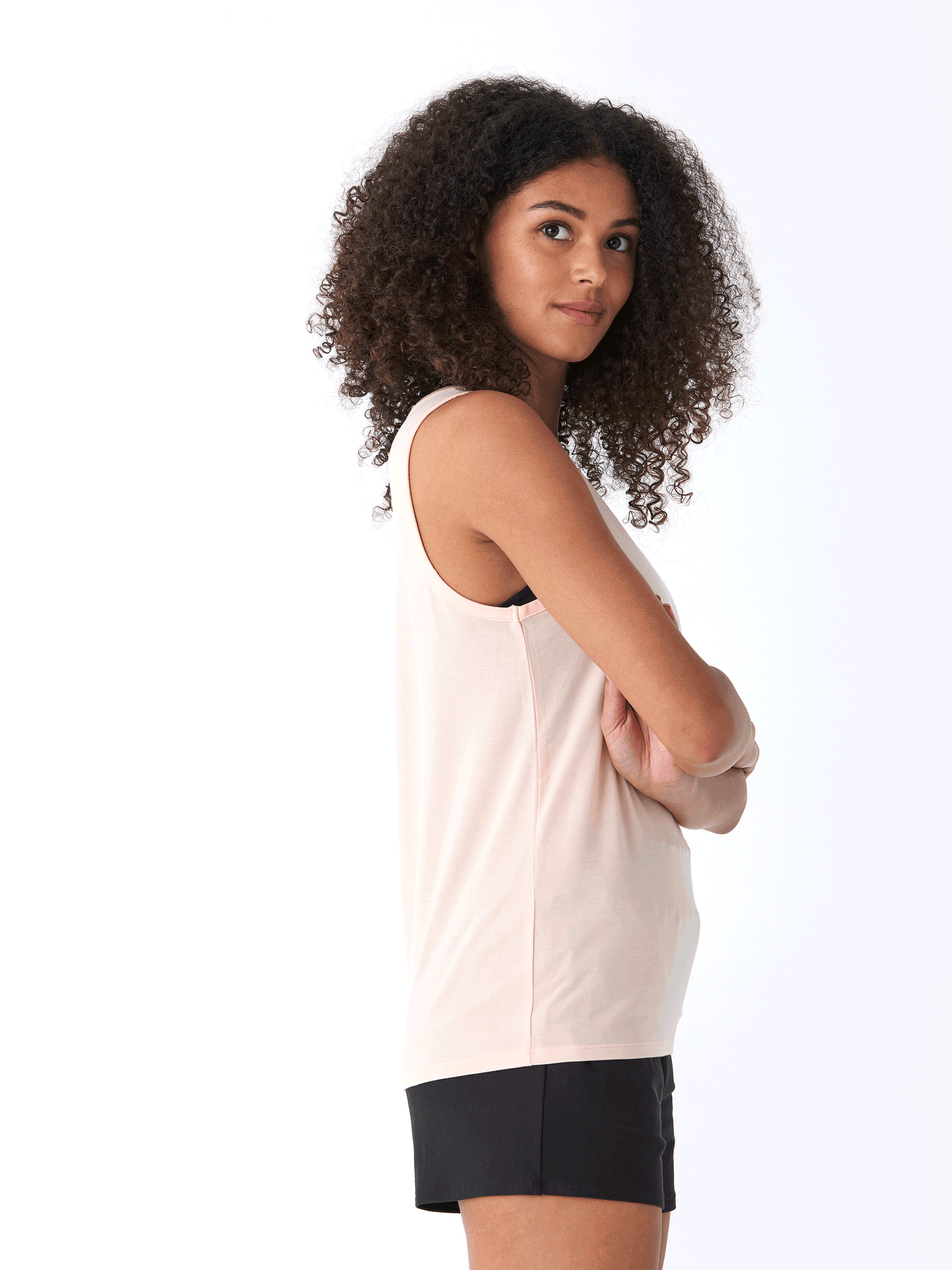Nia Side Ruched Jersey Tank