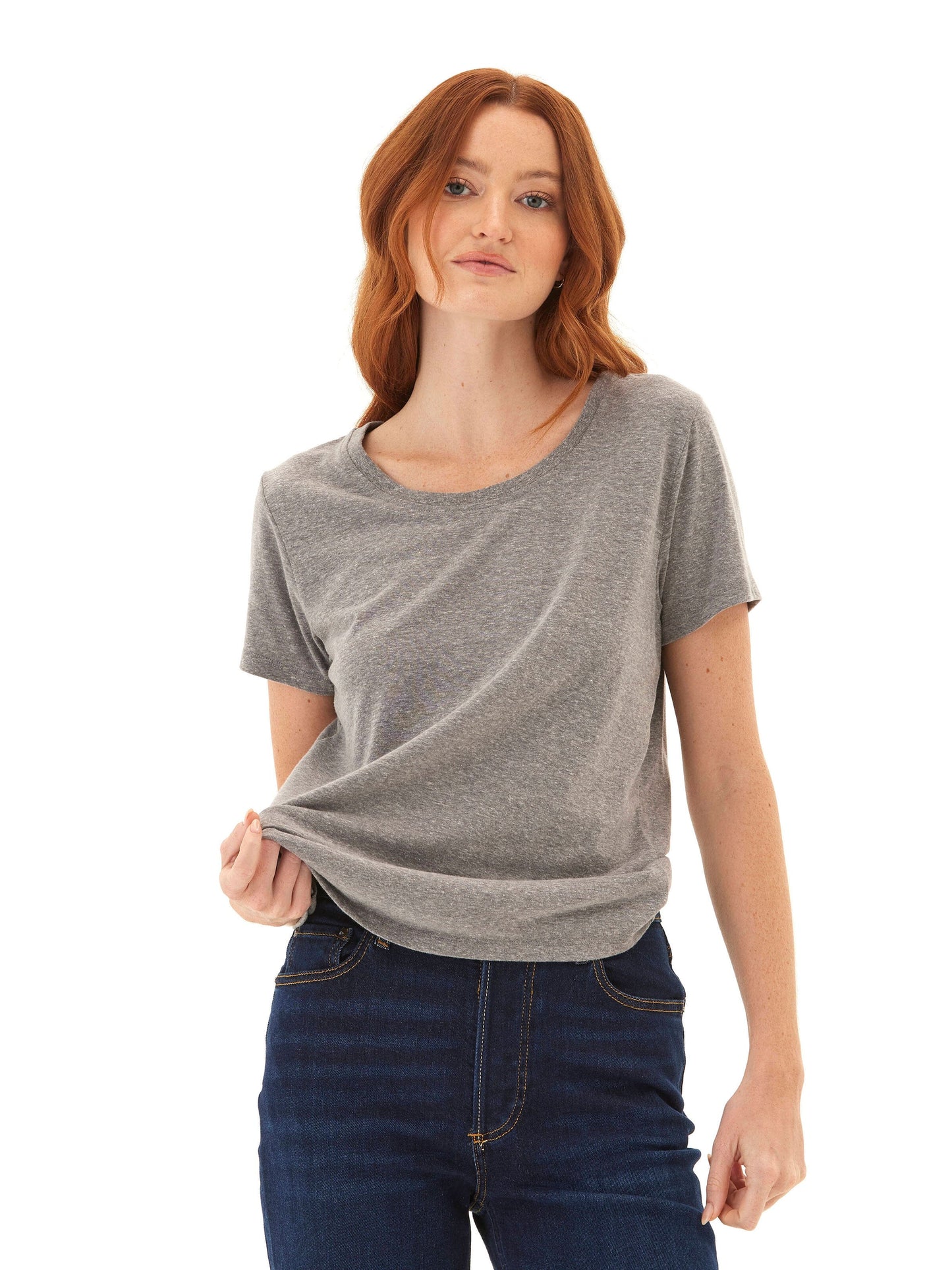 Odette Triblend Crew Tee