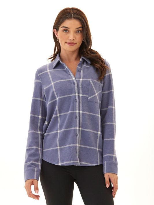 Kandyce Knit Fleece Button-Up
