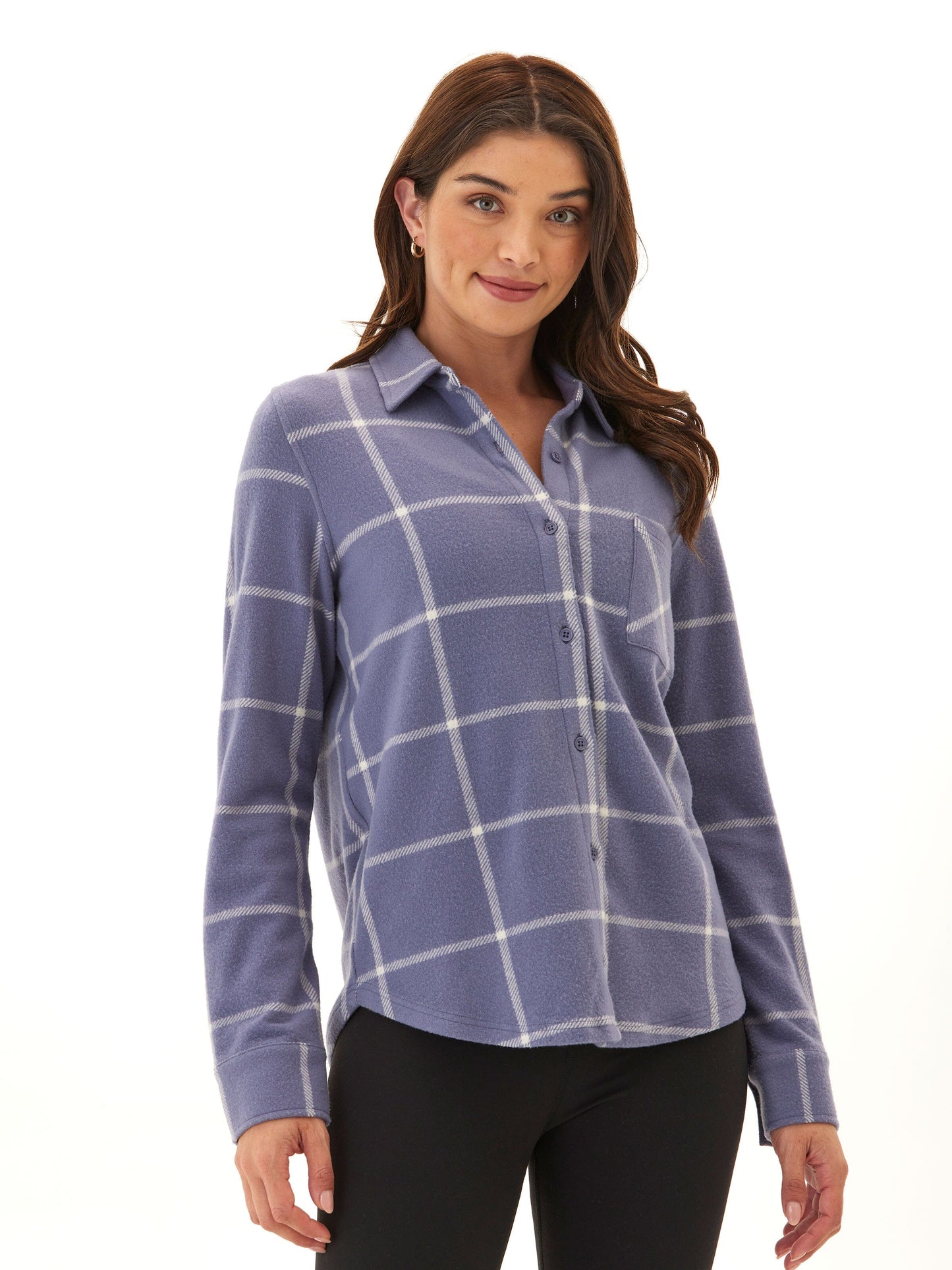 Kandyce Knit Fleece Button-Up
