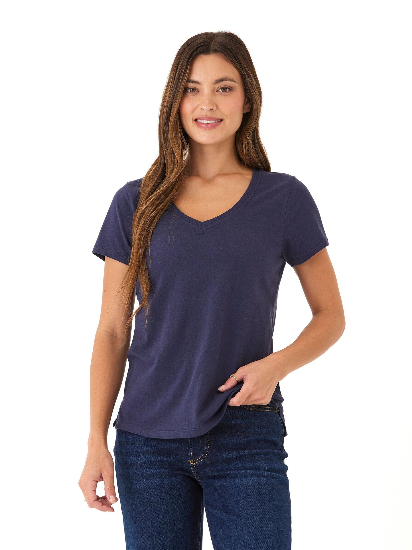 Pattie Organic Cotton V-Neck Tee