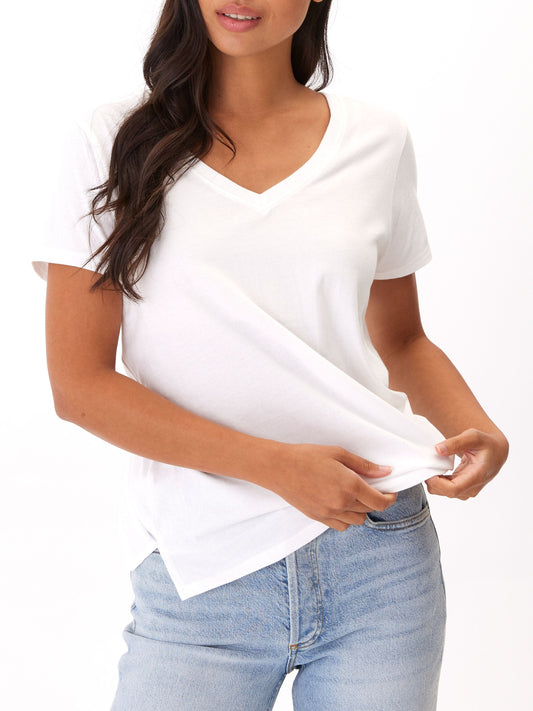 Pattie Organic Cotton V-Neck Tee