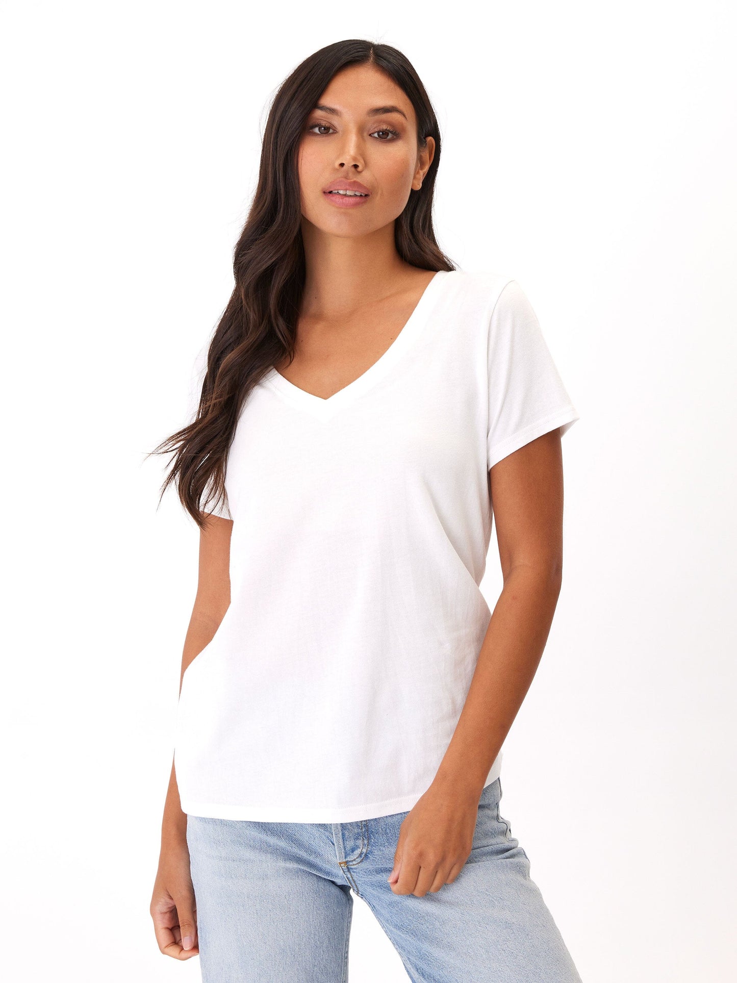 Pattie Organic Cotton V-Neck Tee