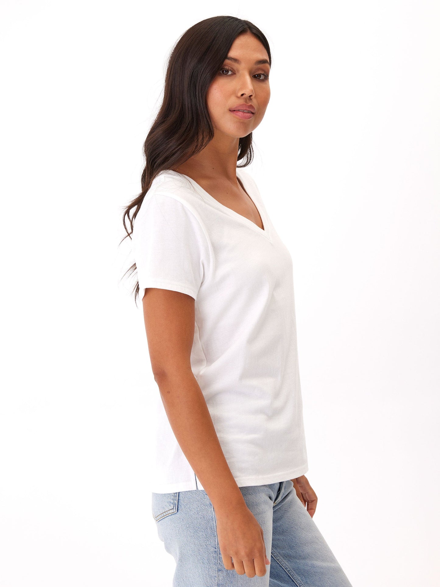 Pattie Organic Cotton V-Neck Tee