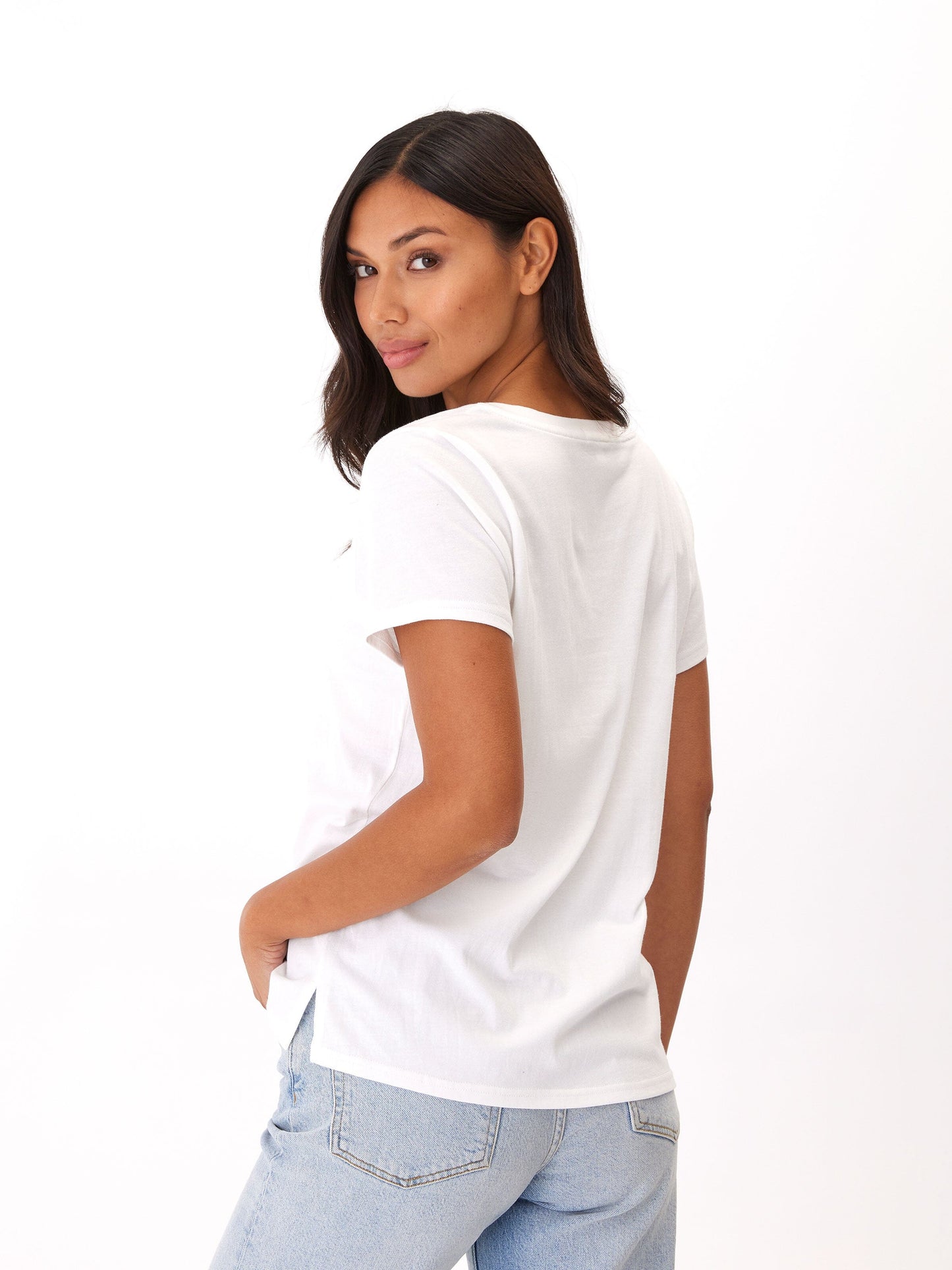 Pattie Organic Cotton V-Neck Tee