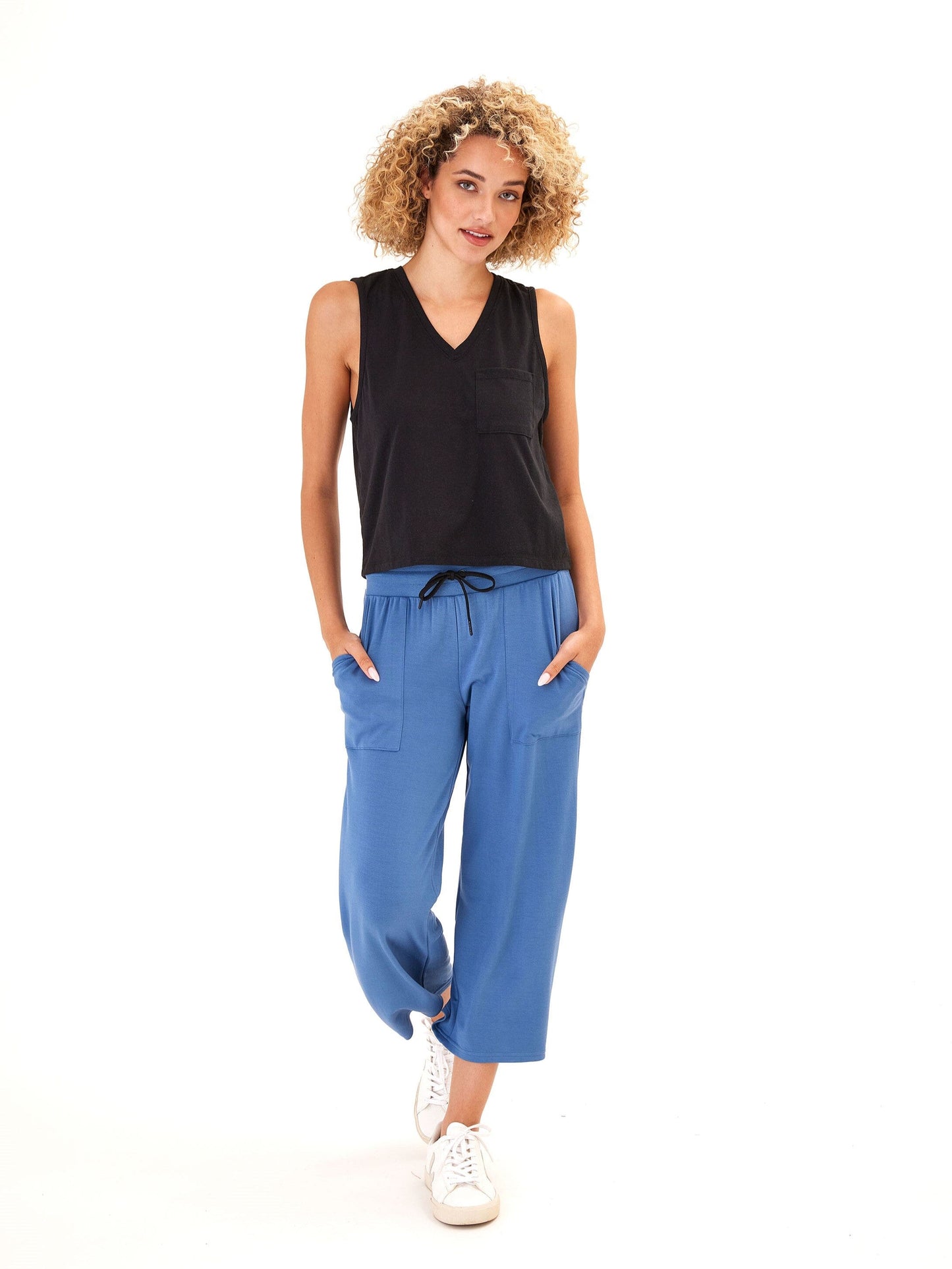 Hera Triblend Jersey V-Neck Tank