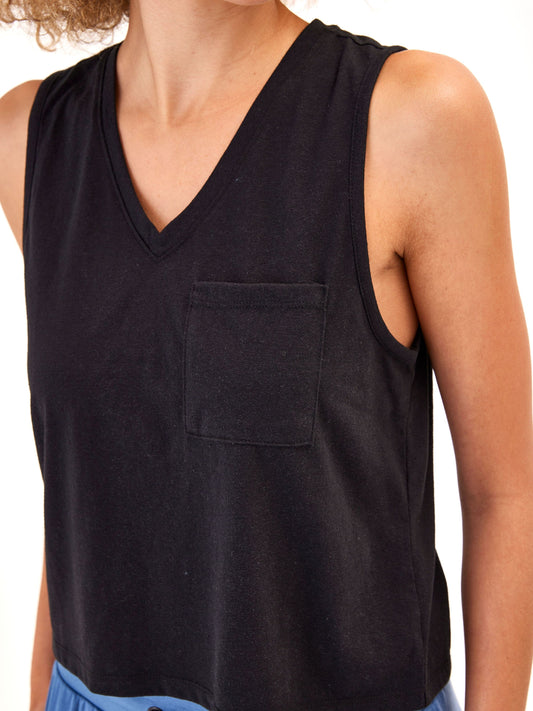 Hera Triblend Jersey V-Neck Tank