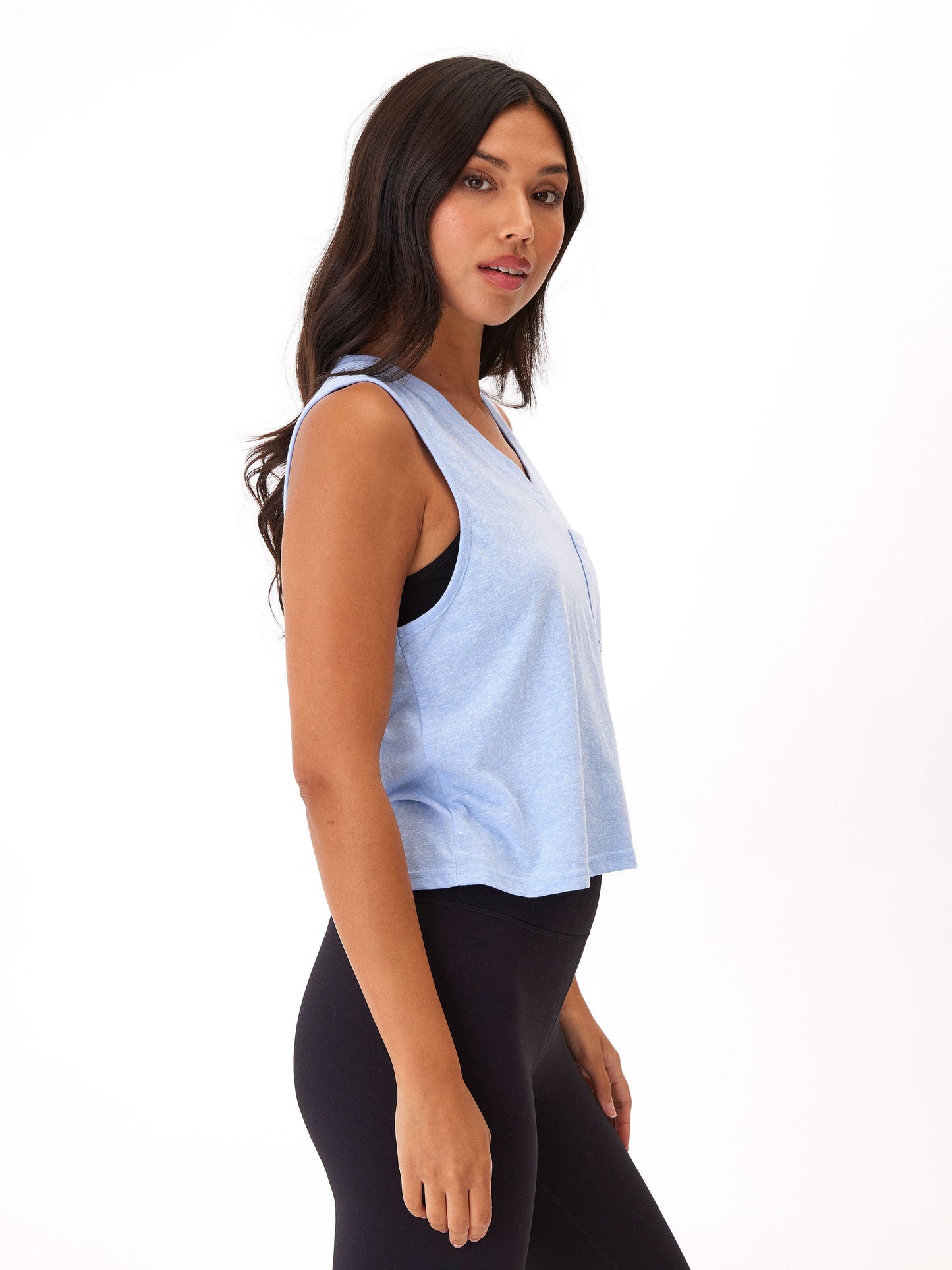Hera Triblend Jersey V-Neck Tank