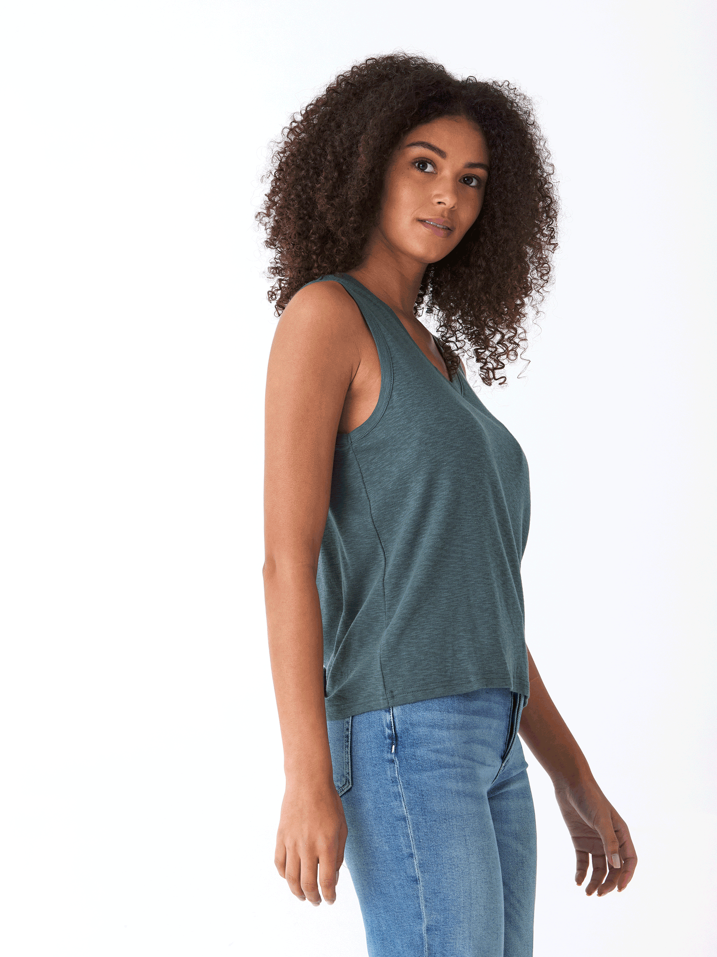 Kinsley Textured Slub Jersey Top
