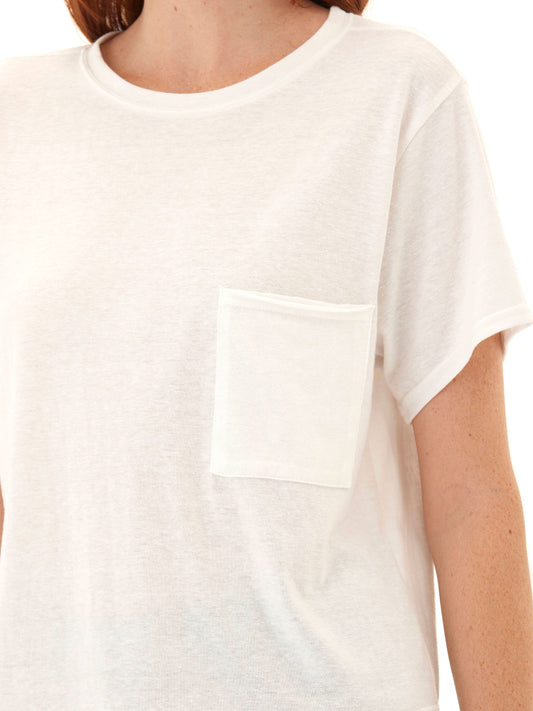 Shelbie Triblend Jersey Pocket Tee