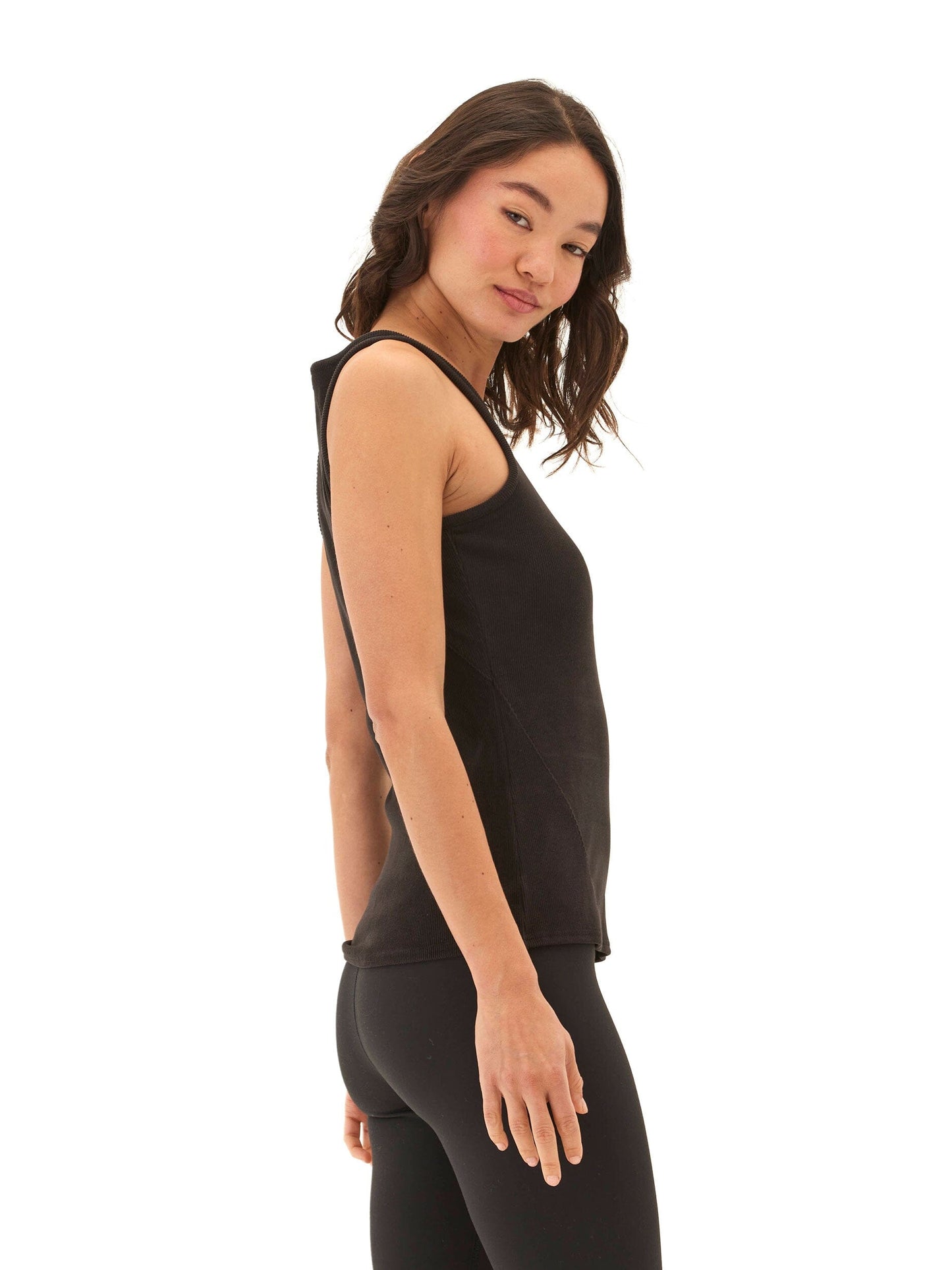 Mariella Heather Luxe Rib Tank